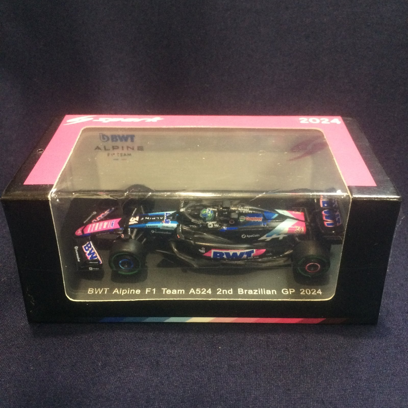 画像1: 新品正規入荷品●SPARK1/64 BWT ALPINE F1 A524 2nd BRAZILIAN GP 2024 （E.オコン）#31