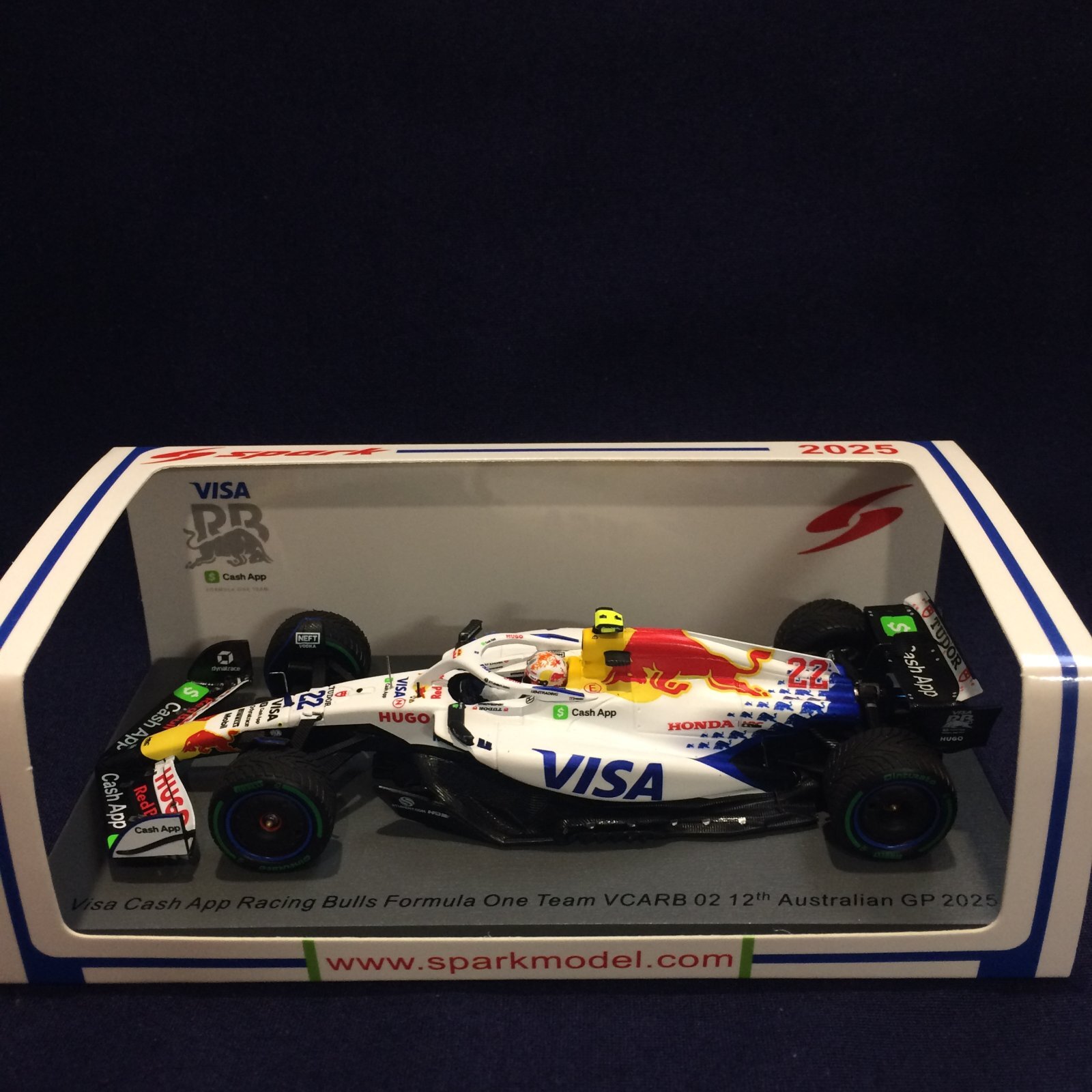 画像1: 新品正規入荷品●SPARK 1/43 VISA CASH APP RACING BULLS F1 VCARB 02 12th AUSTRALIAN GP 2025 (角田裕毅）#22