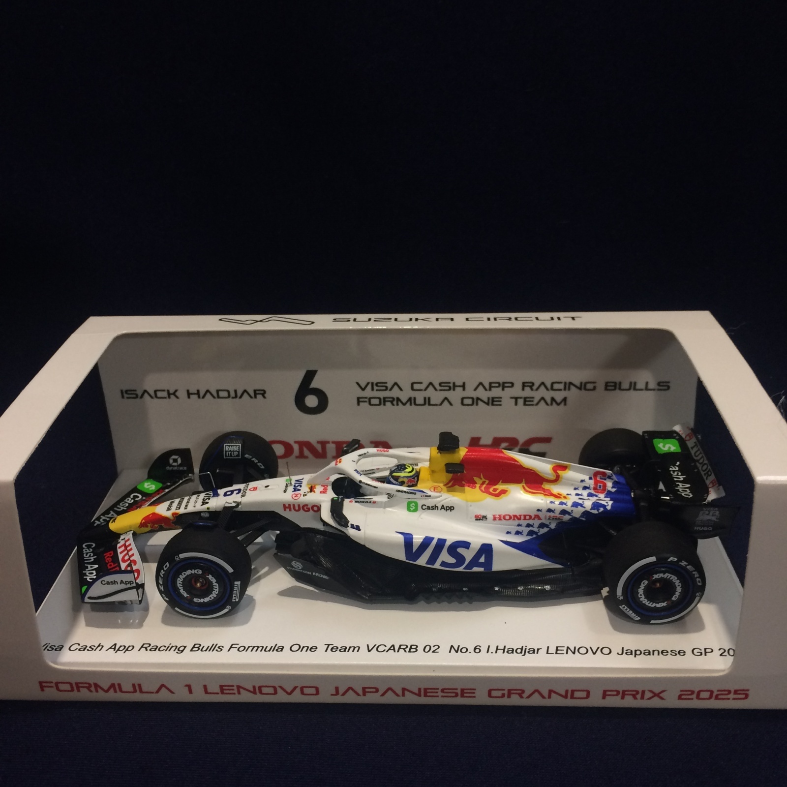 画像1: セカンドハンド品●鈴鹿サーキット別注●SPARK 1/43 VISA CASH APP RACING BULLS F1 VCARB 02 JAPANESE GP 2025 (I.ハジャー）#6