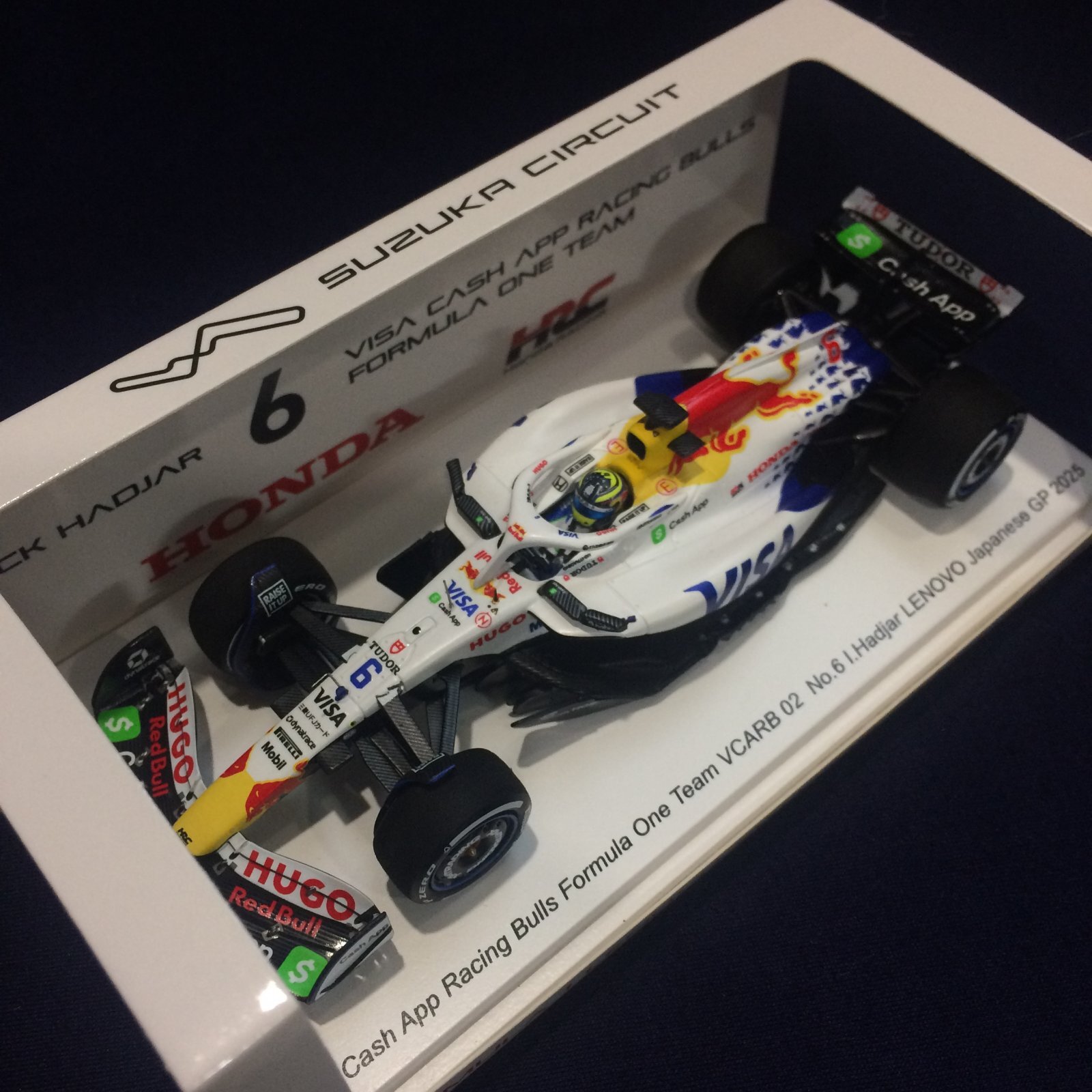 画像: セカンドハンド品●鈴鹿サーキット別注●SPARK 1/43 VISA CASH APP RACING BULLS F1 VCARB 02 JAPANESE GP 2025 (I.ハジャー）#6