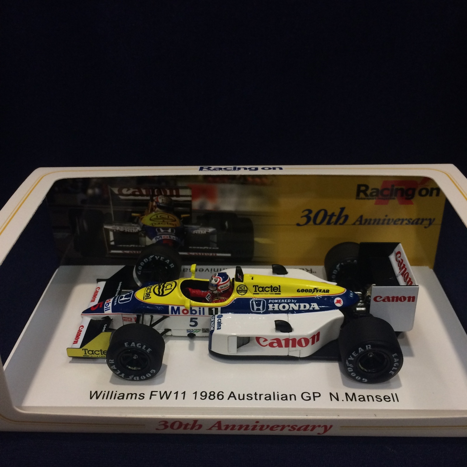 セカンドハンド品○Racing on別注○SPARK 1/43 WILLIAMS HONDA