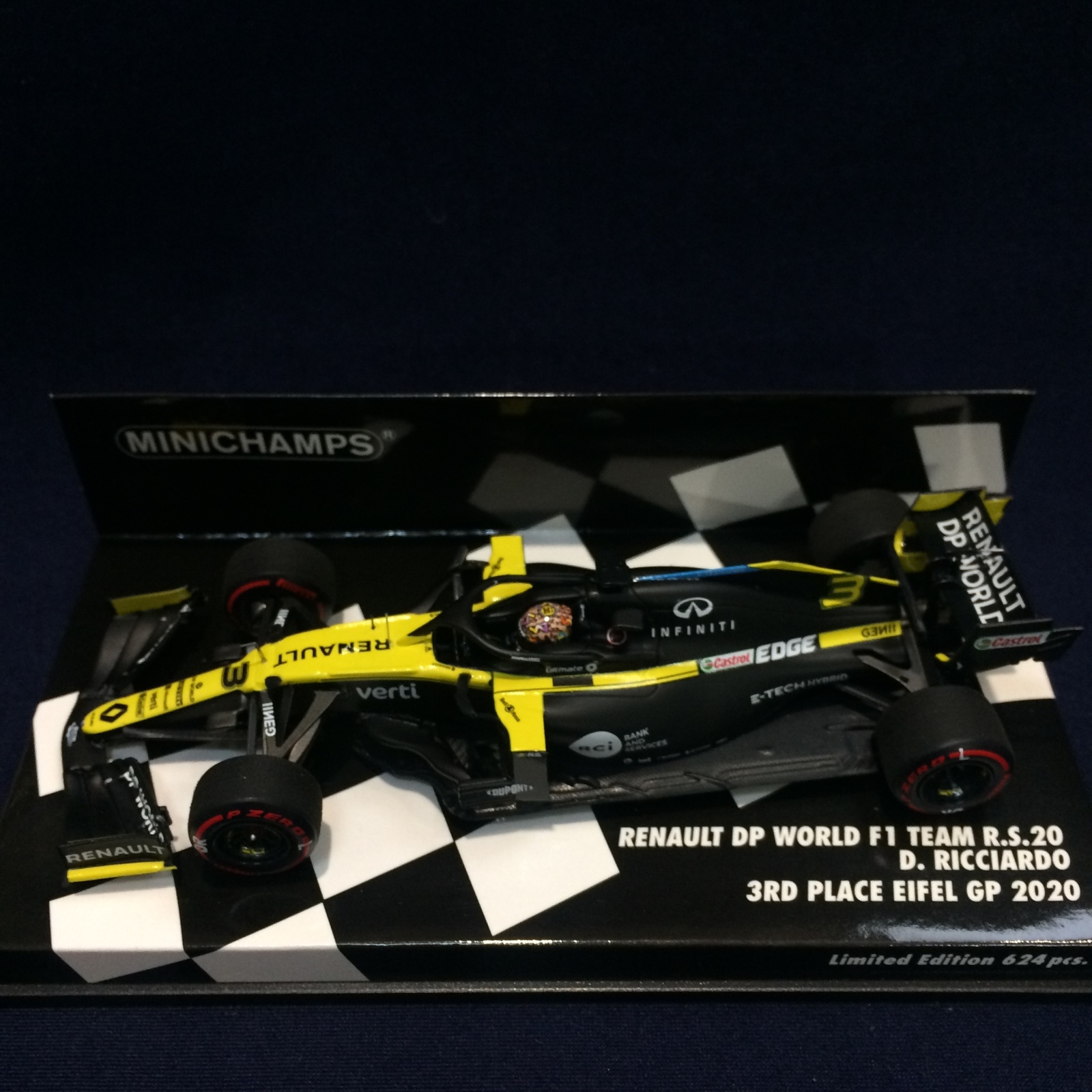 画像1: セカンドハンド品●PMA1/43 RENAULT F1 R.S.20 3rd PLACE EIFEL GP 2020 (D.リカルド）#3