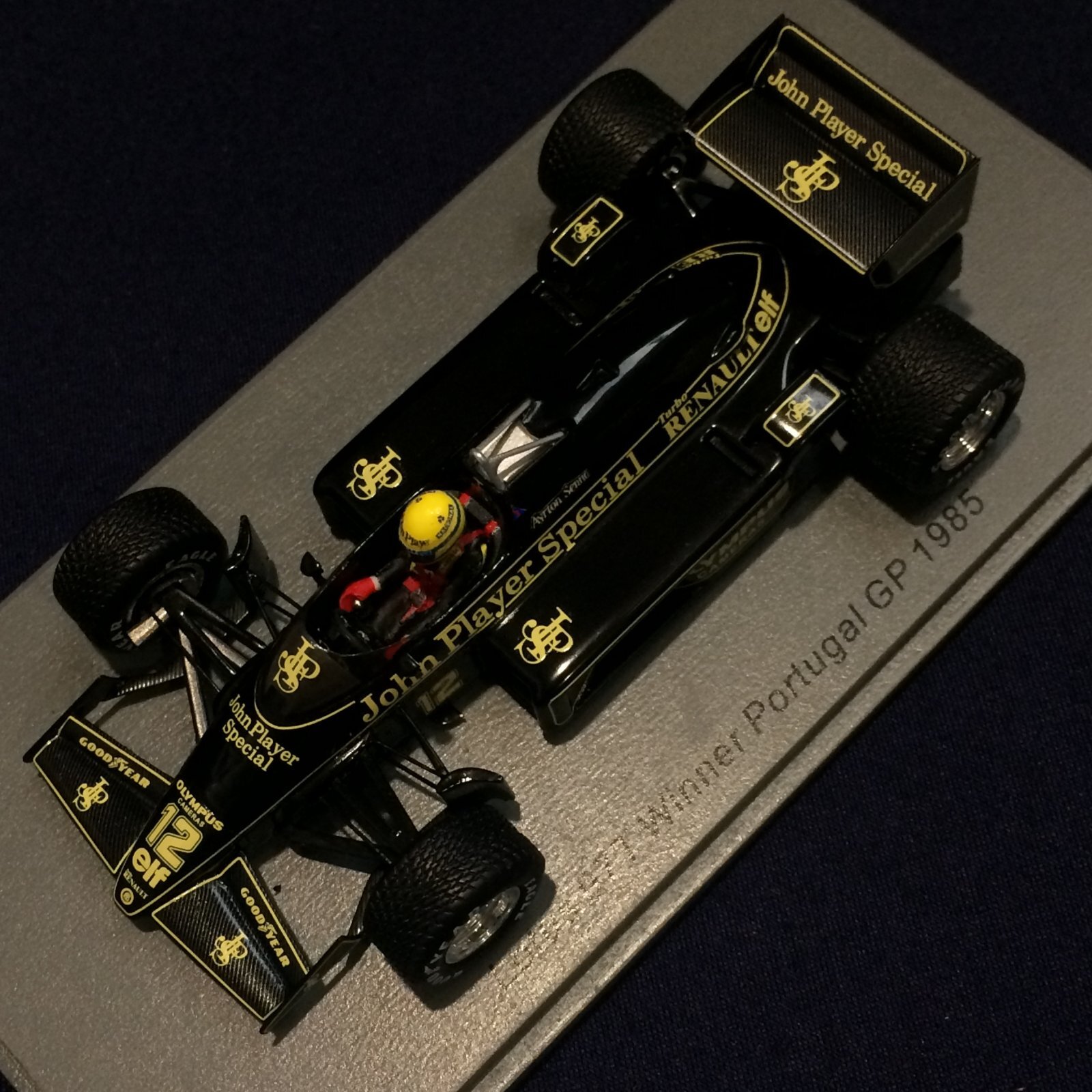 画像: 新品入荷品●シグナスオリジナル：ハイグレードカスタム品●SPARK1/43 LOTUS 97T WINNER PORTUGAL GP 1985 (A.セナ）#12