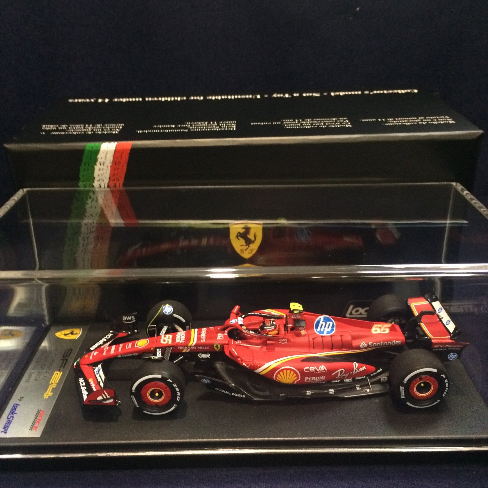 画像1: 新品正規入荷品●LOOKSMART1/43 FERRARI SF-24 2nd AUSTIN GP 2024 (C.サインツ）#55