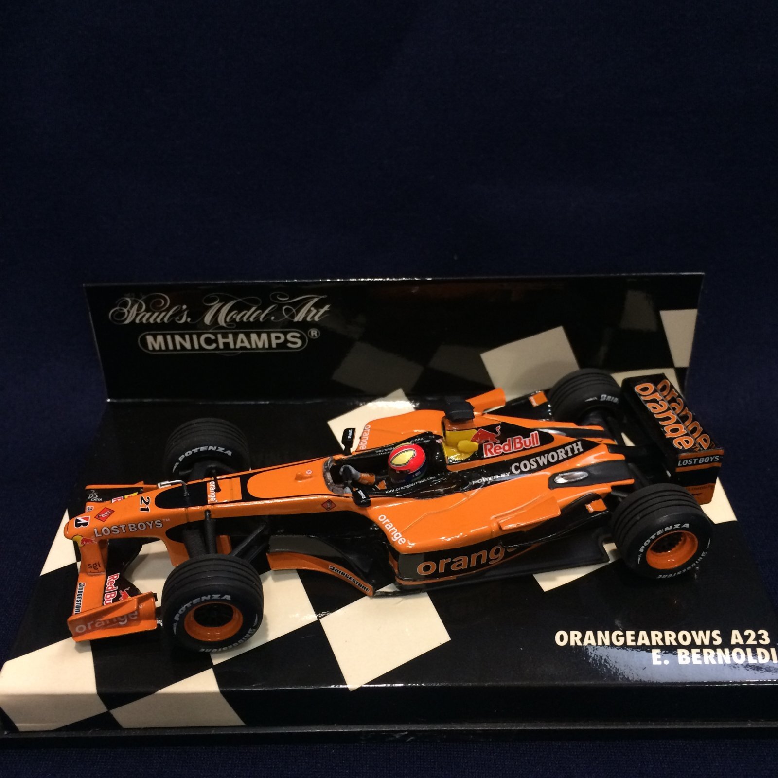 画像1: セカンドハンド品●PMA1/43 ORENGE ARROWS A23 (E.ベルノルディ）#21