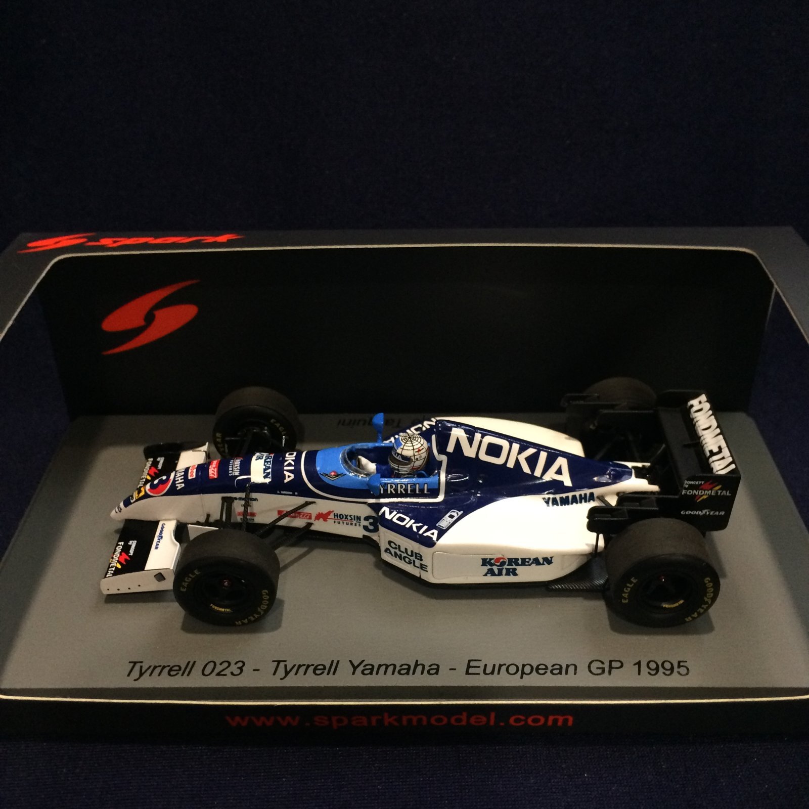 画像1: 新品正規入荷品●SPARK 1/43 TYRRELL YAMAHA 023 EUROPEAN GP 1995 (G.タルキーニ）#3