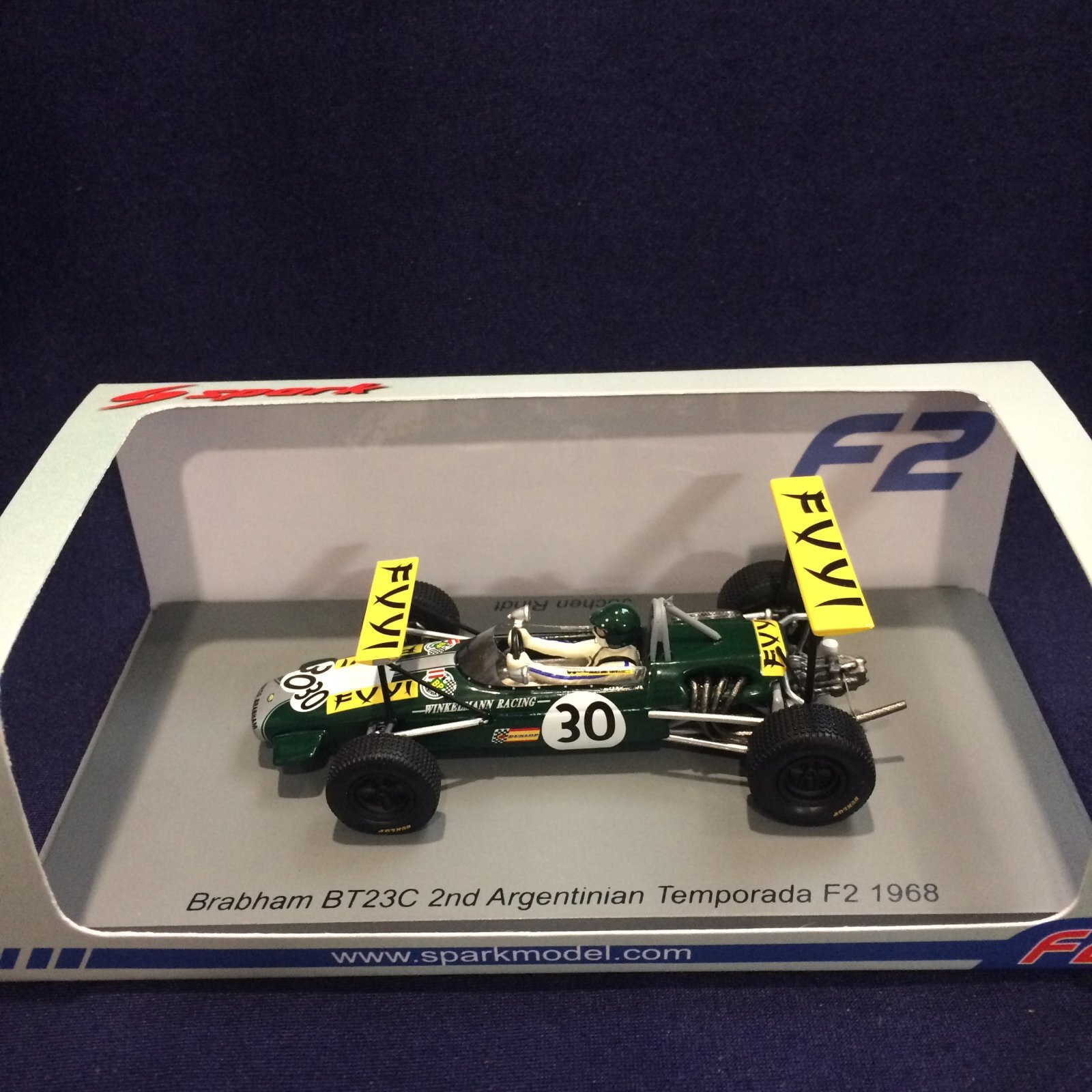 画像1: 新品正規入荷品●SPARK 1/43 BRABHAM BT23C 2nd ARGENTINIAN TEMPORADA F2 1968 (J.RINDT) #30