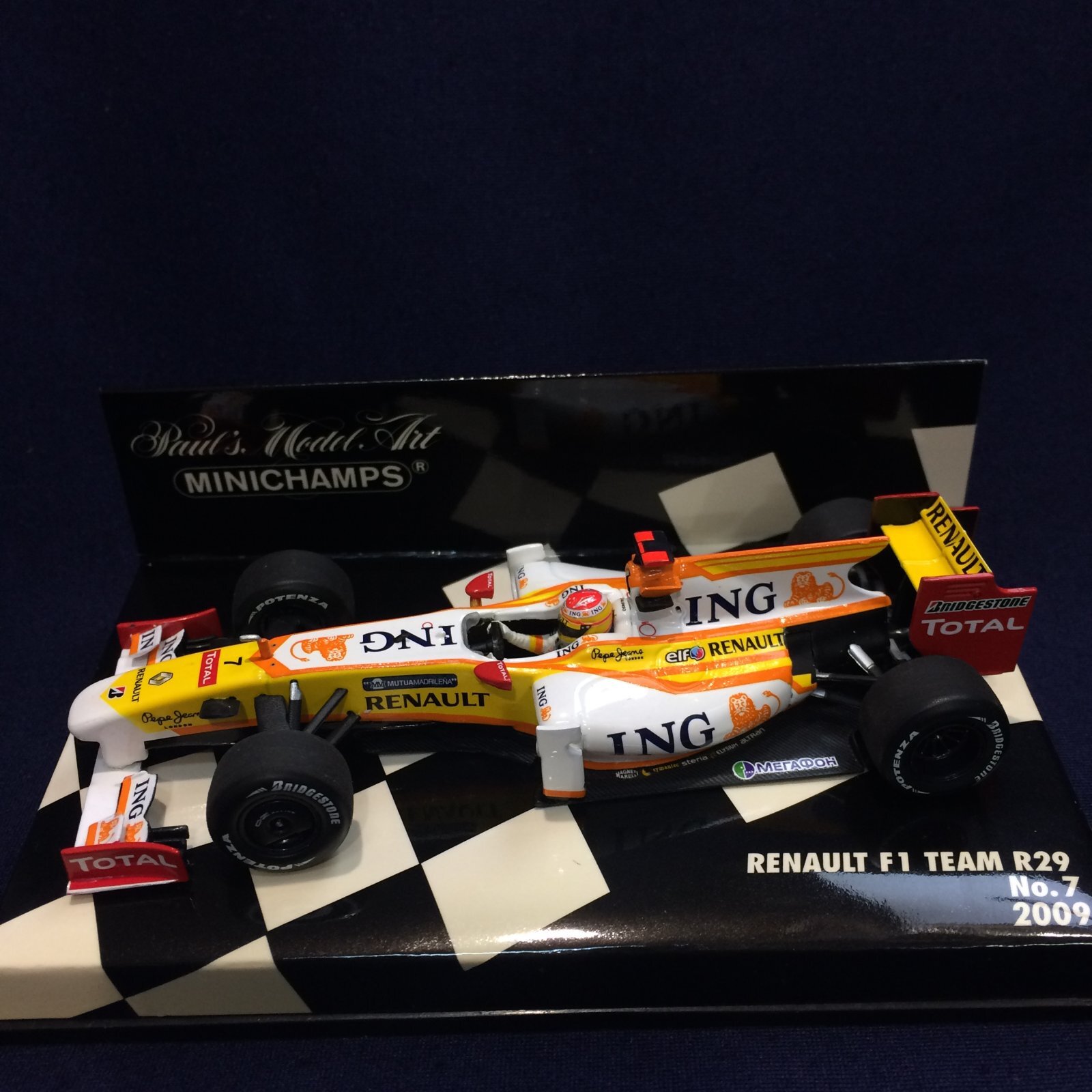 画像1: セカンドハンド品●PMA1/43 RENAULT R29 (F.アロンソ）2009 #7