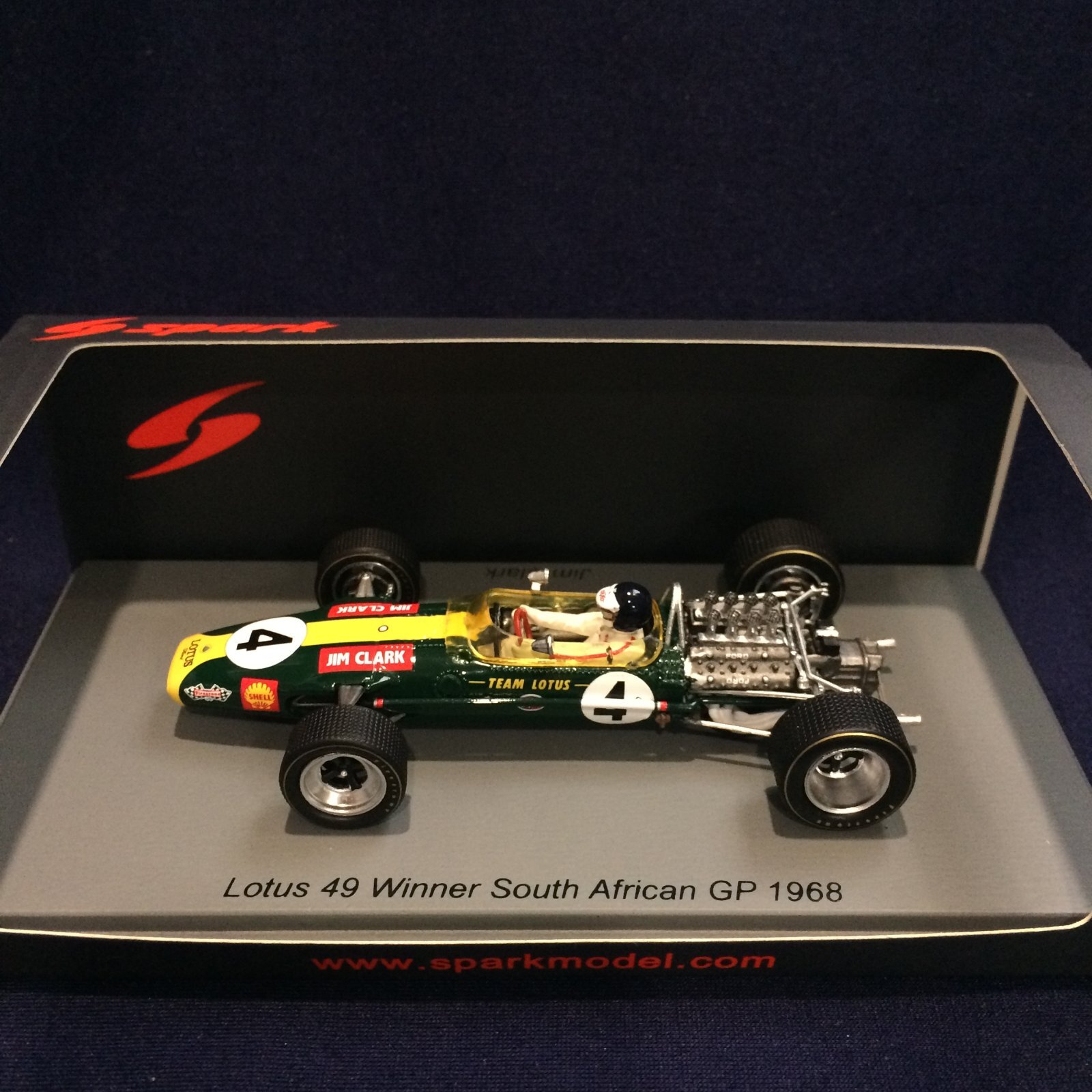 画像1: 新品正規入荷品●SPARK 1/43 LOTUS 49 WINNER SOUTH AFRICAN GP 1968 (J.クラーク）#4
