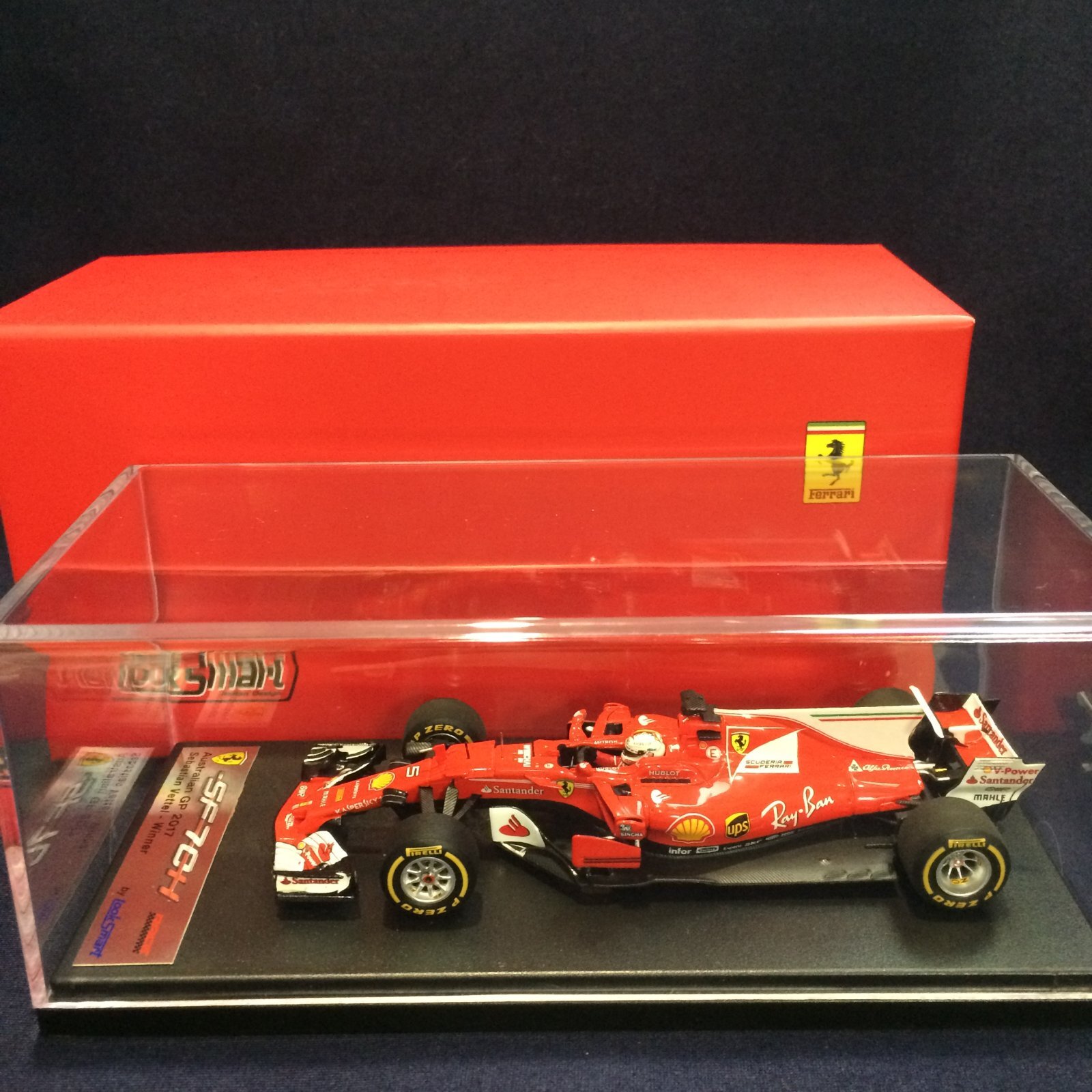 画像1: セカンドハンド品●LOOKSMART 1/43 FERRARI SF70-H WINNER AUSTRALIAN GP 2017 (S.ベッテル）#5