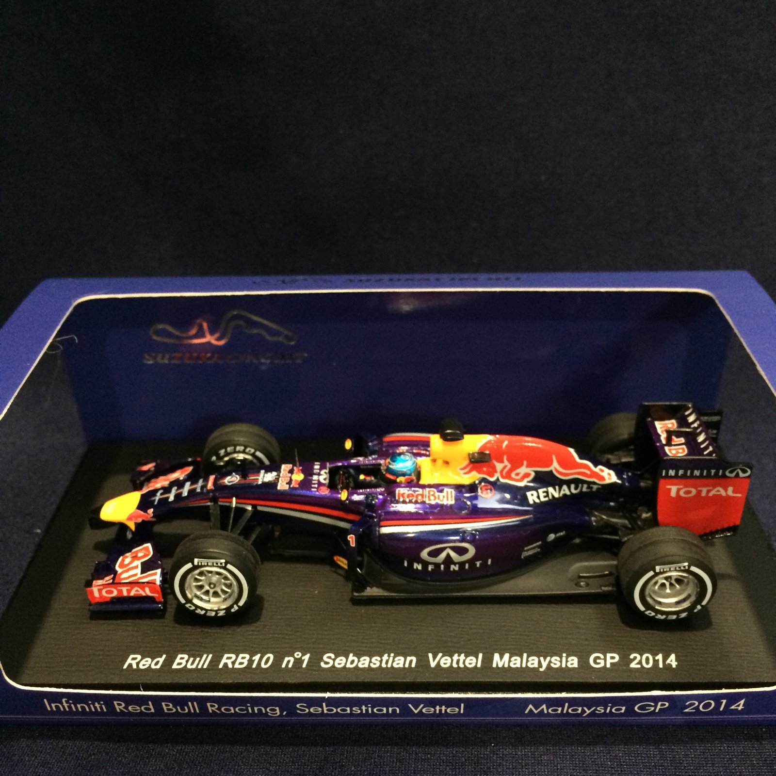 画像1: セカンドハンド品●鈴鹿サーキット別注●SPARK 1/43 RED BULL RB10 MALAYSIA GP 2014 (S.ベッテル）#1 