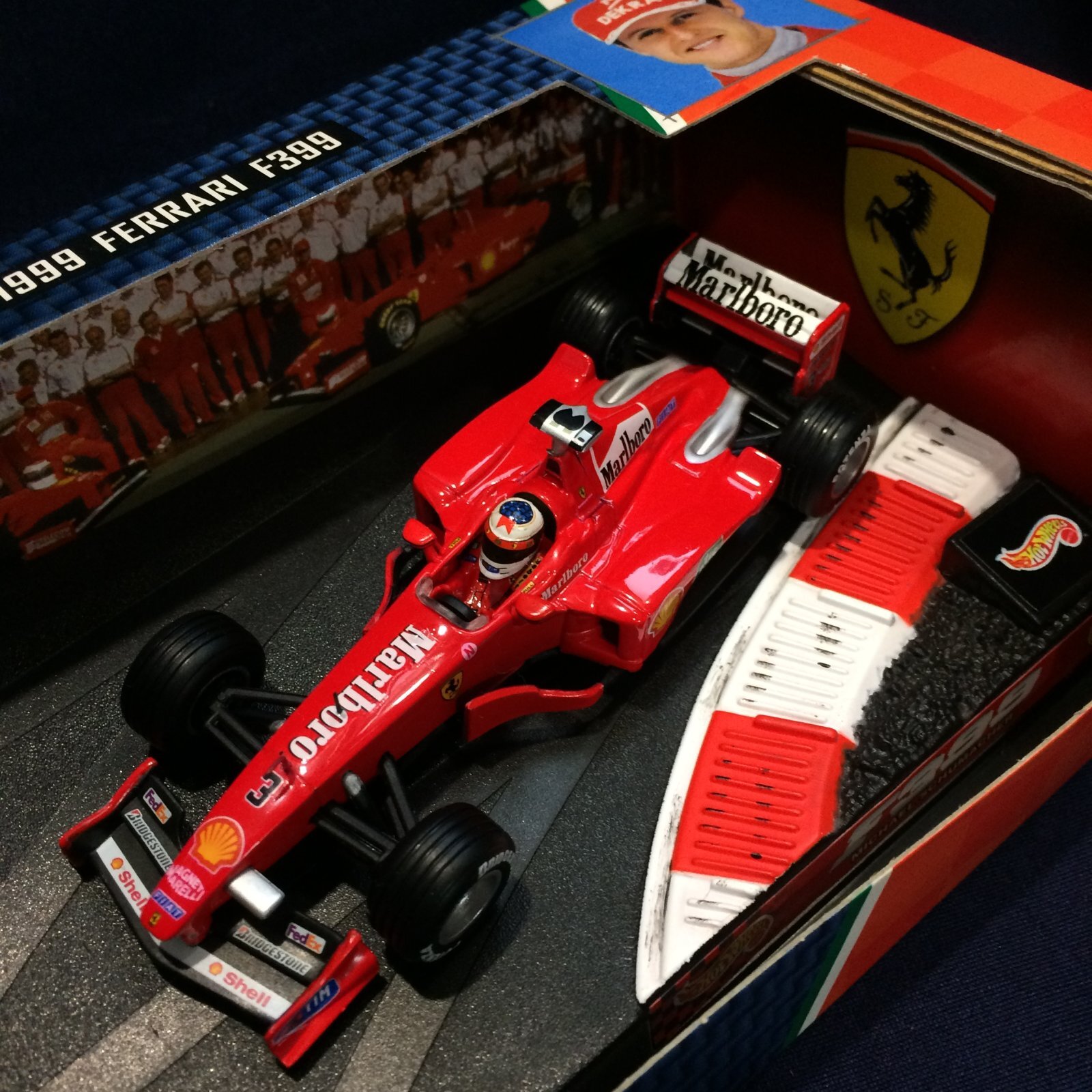 画像: セカンドハンド品●タバコカスタム品●マテル 1/43 FERRARI F399 (M.シューマッハ）1999 #3