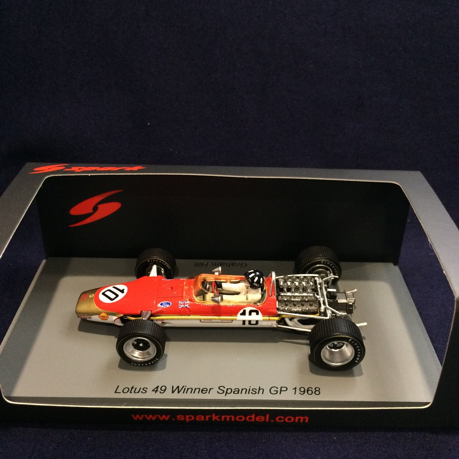 画像1: 新品正規入荷品●SPARK 1/43 LOTUS 49 WINNER SPANISH GP 1968 (G.HILL) #10