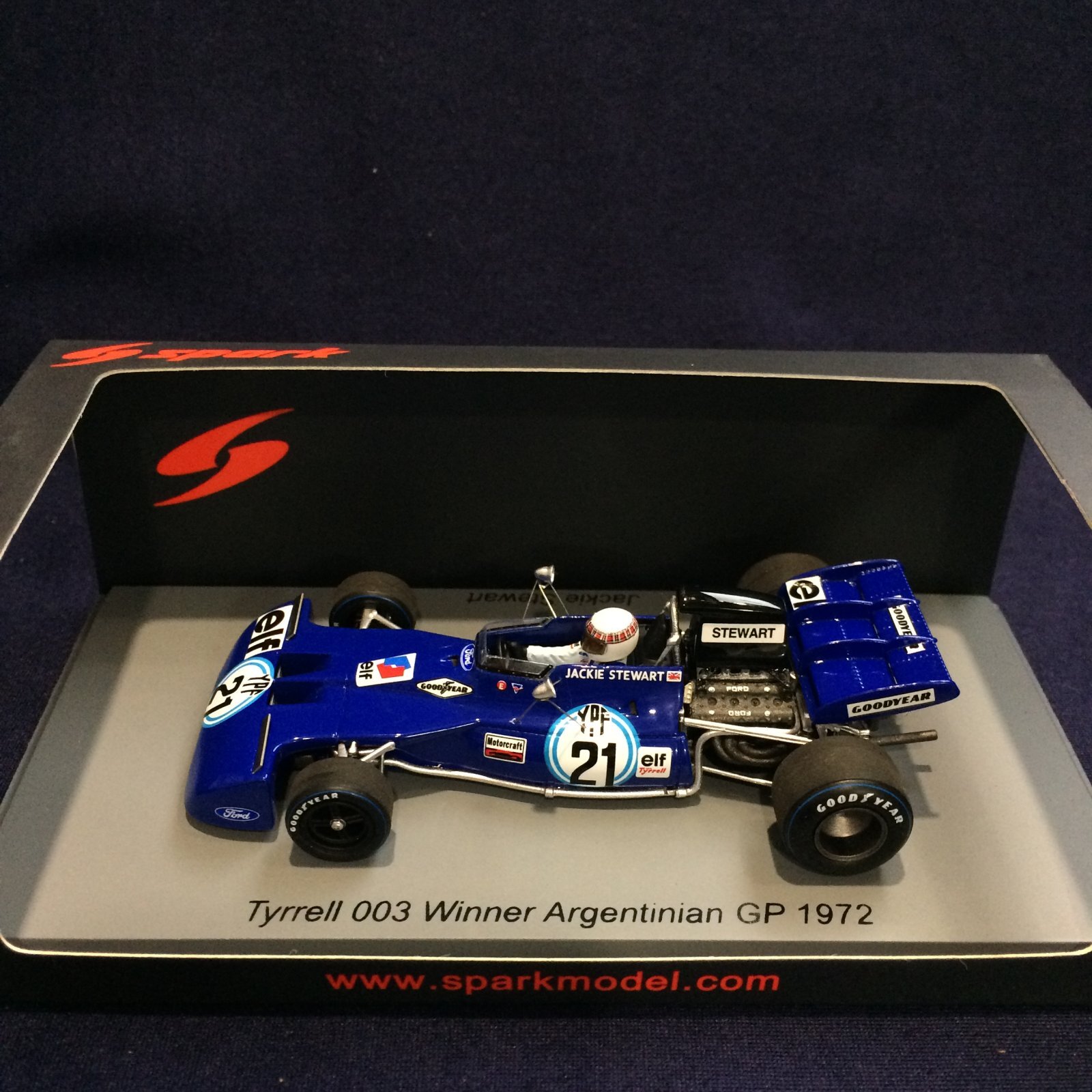 画像1: 新品正規入荷品●SPARK 1/43 TYRRELL 003 WINNER ARGENTINIAN GP 1972 (J.STEWART) #21
