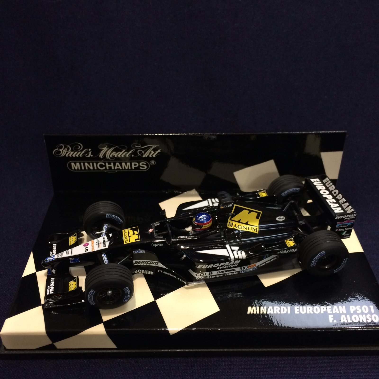 画像1: セカンドハンド品●PMA1/43 MINARDI EUROPEAN PS01 (F.アロンソ）#21