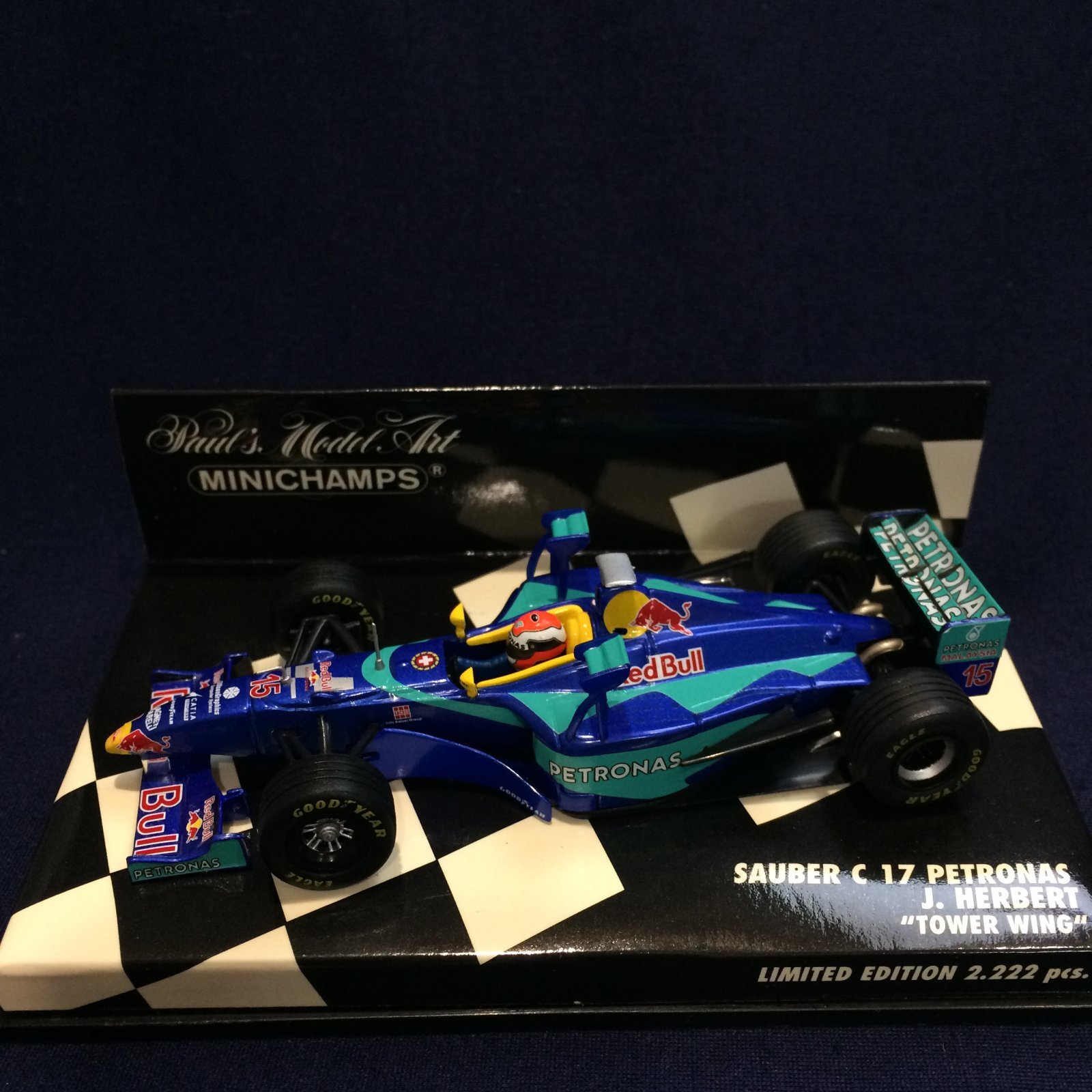 画像1: セカンドハンド品●PMA1/43 SAUBER PETRONAS C17 TOWER WING (J.ハーバート）#15