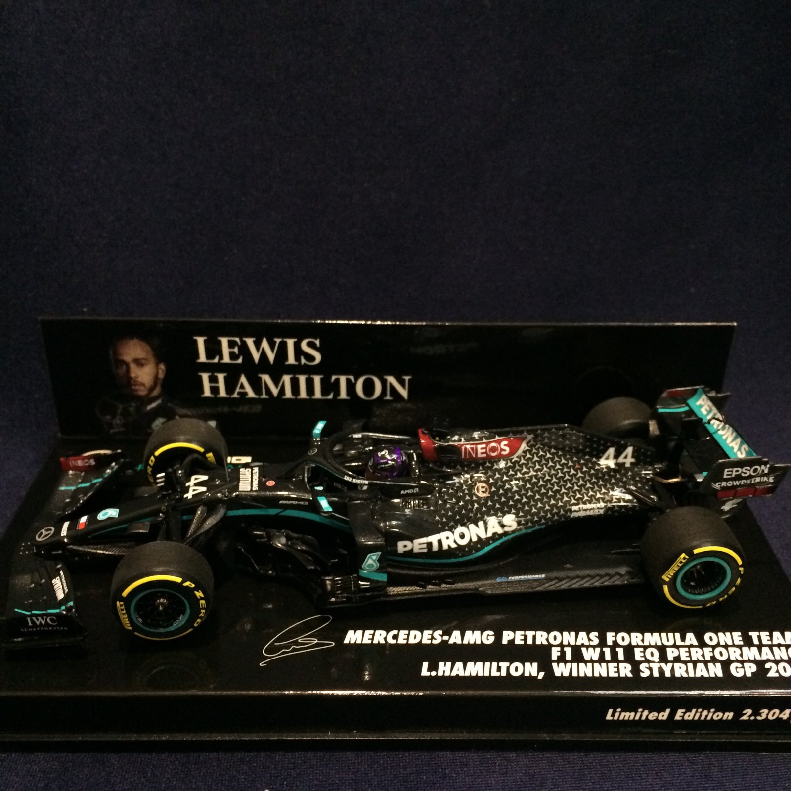 画像1: セカンドハンド品●PMA1/43 MERCEDES-AMG PETRONAS W11 WINNER STYRIAN GP 2020 (L.ハミルトン）#44