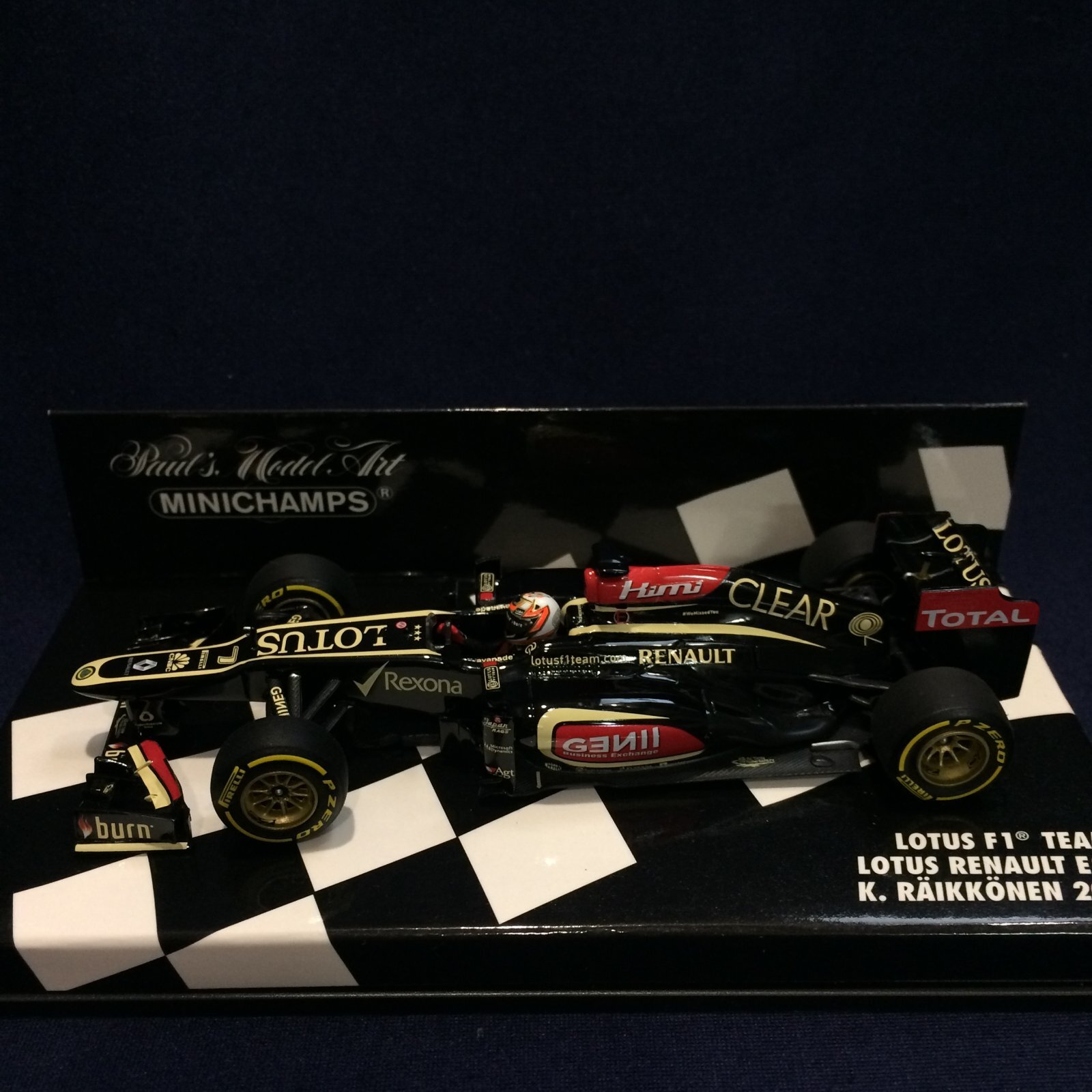 画像1: セカンドハンド品●PMA1/43 LOTUS RENAULT E21 (K.ライコネン）2013 #9
