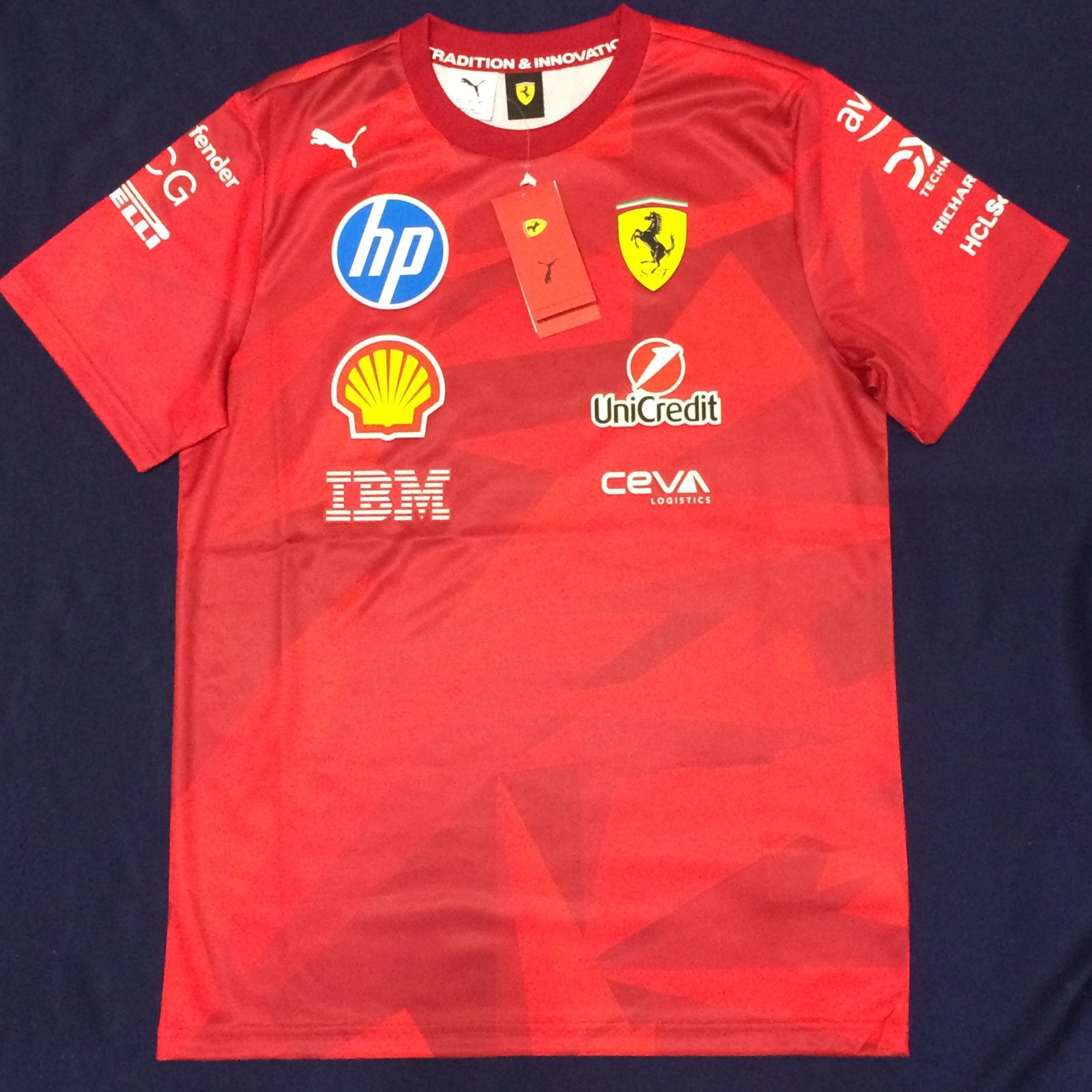 画像1: スクーデリア フェラーリ SF チーム ラスベガスGP 限定 Tシャツ 2025　（Mサイズ）