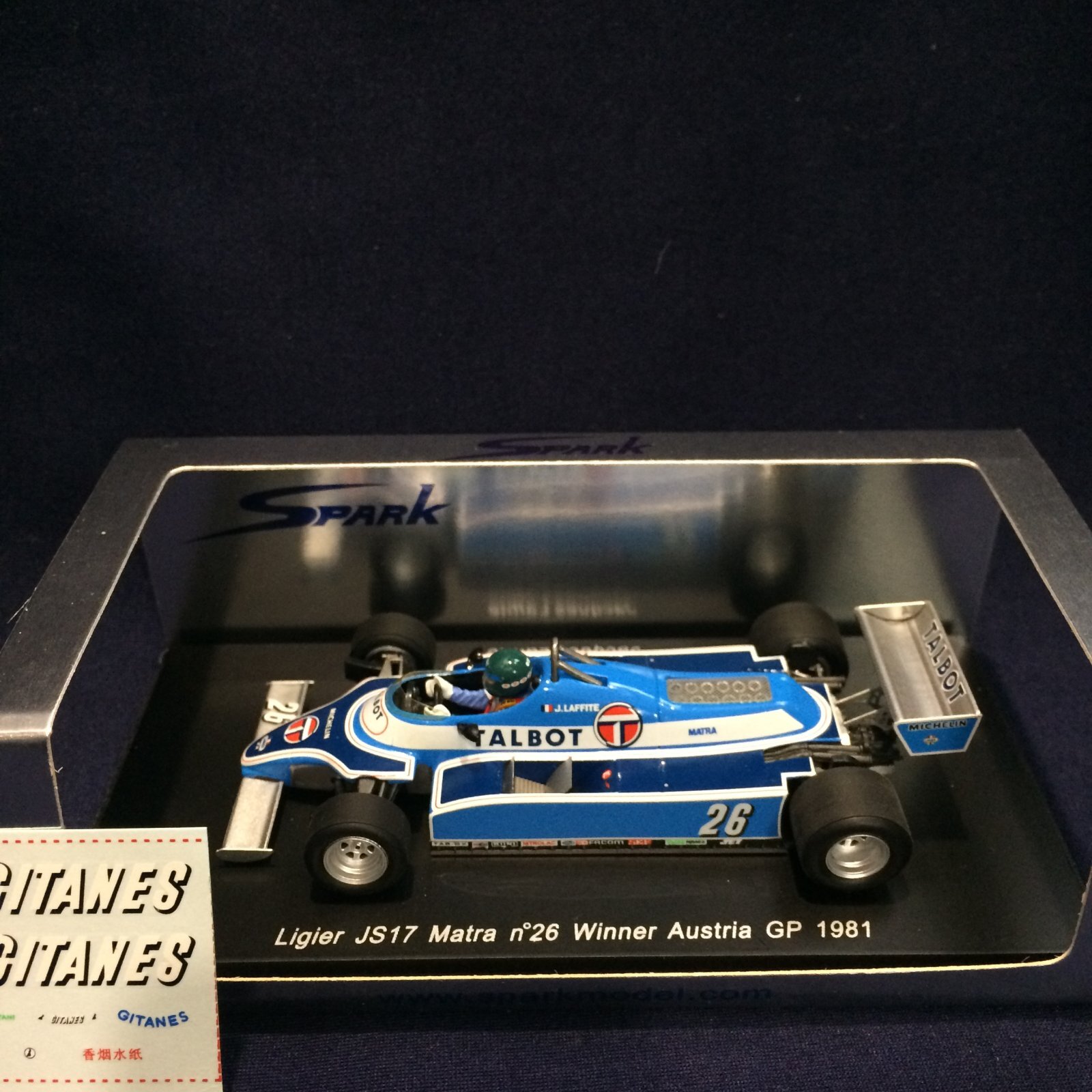 画像1: セカンドハンド品●SPARK 1/43 LIGIER JS17 WINNER AUSTRIA GP 1981 (J.ラフィ) #26