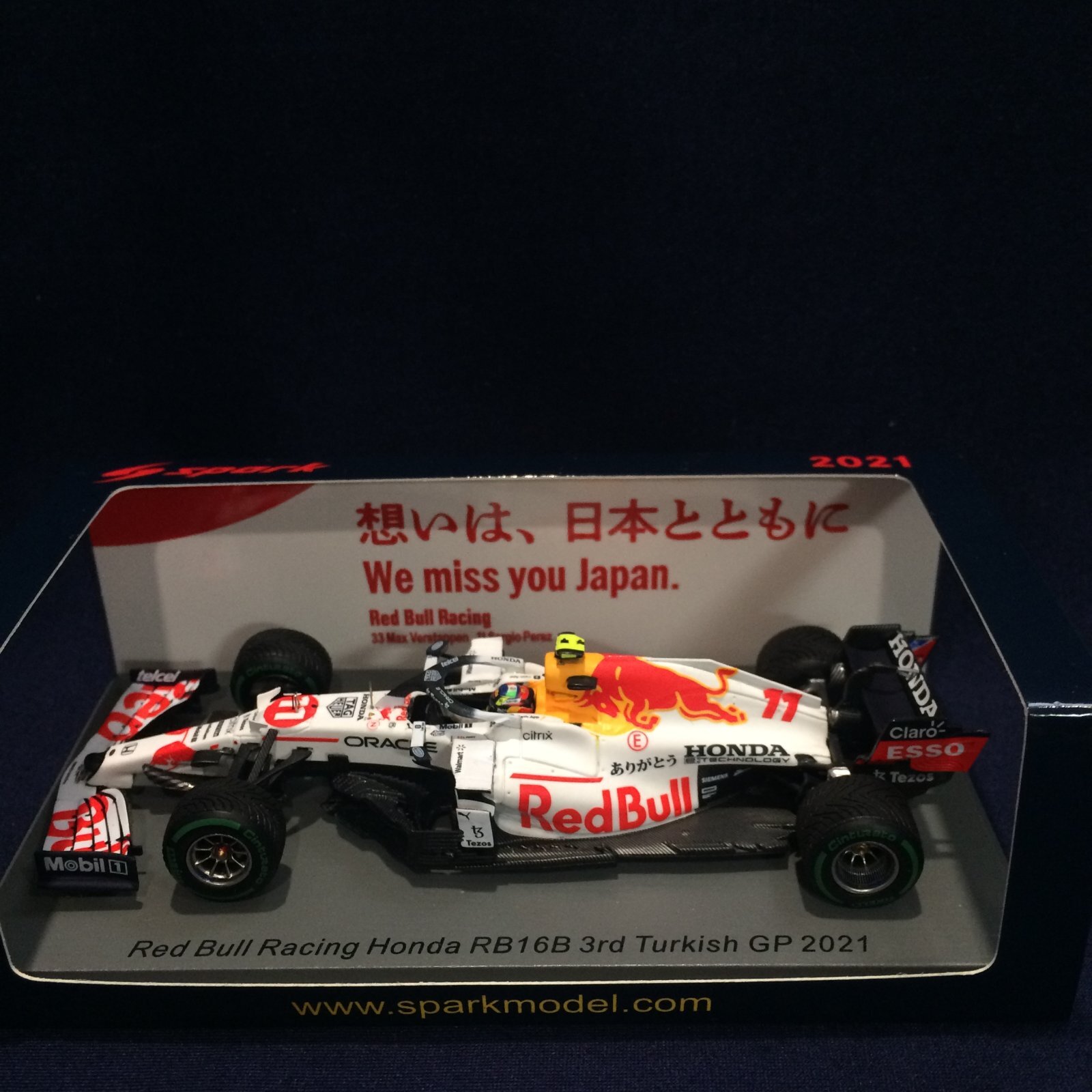 画像1: セカンドハンド品●SPARK 1/43 RED BULL HONDA RB16B 3rd TURKISH GP 2021 (S.ペレス）#11