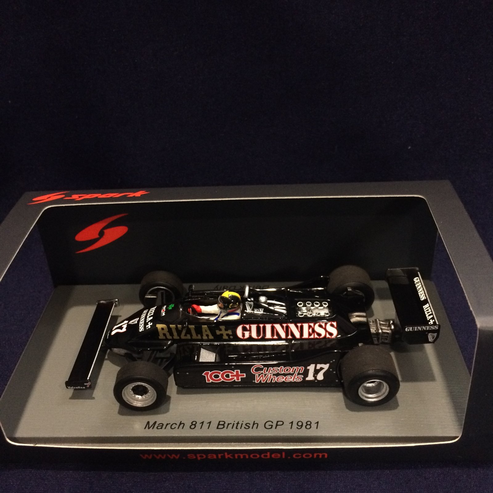 画像1: セカンドハンド品●SPARK 1/43 MARCH 811 BRITISH GP 1981 (D.DALY) #17