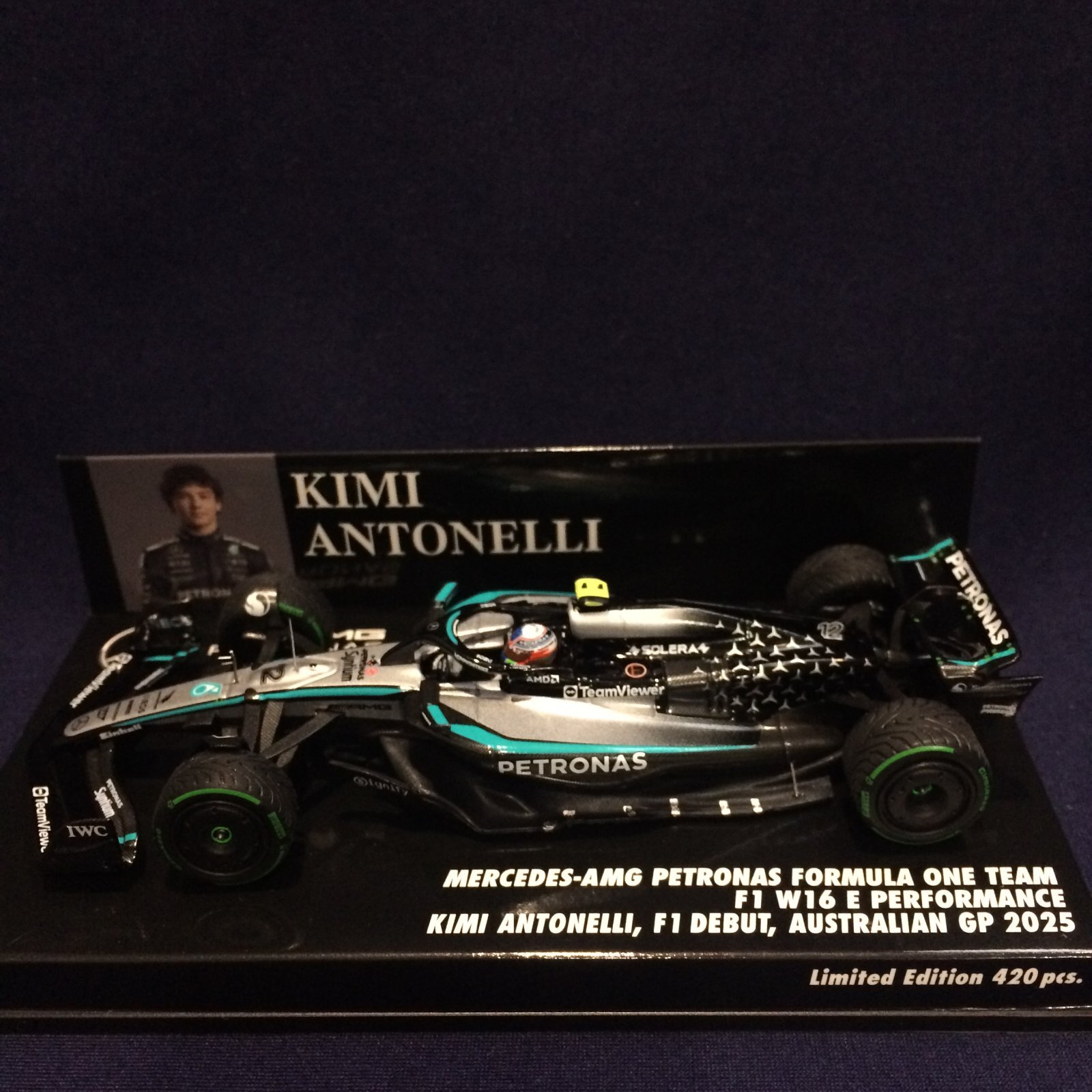 画像1: 新品正規入荷品●PMA 1/43 MERCEDES-AMG PETRONAS W16 F1 DEBUT AUSTRALIAN GP 2025 (K.アントネッリ）#12