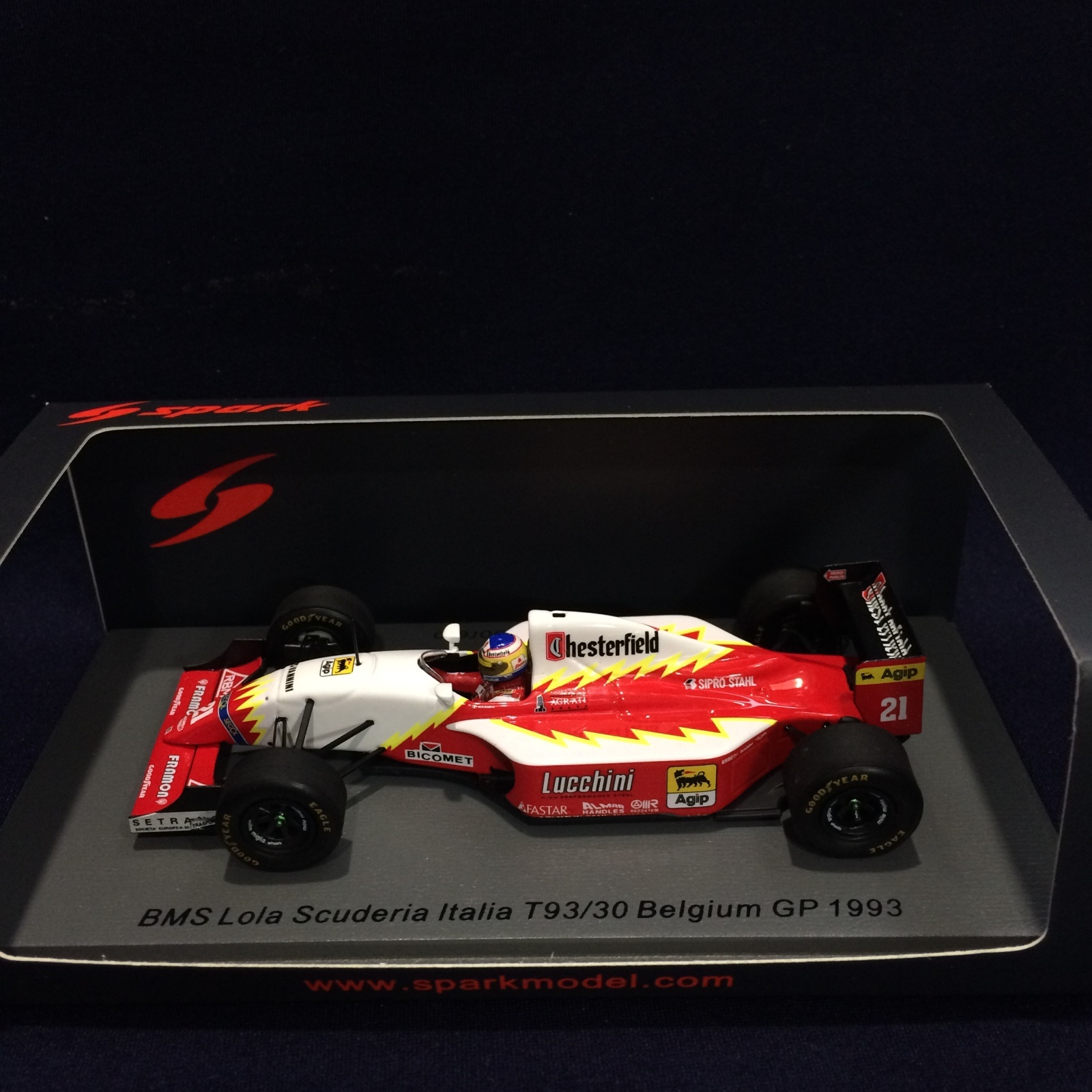 画像1: 新品正規入荷品●SPARK1/43 BMS LOLA SCUDERIA ITALIA T93/30 BELGIUM GP 1993 (M.アルボレート）#21