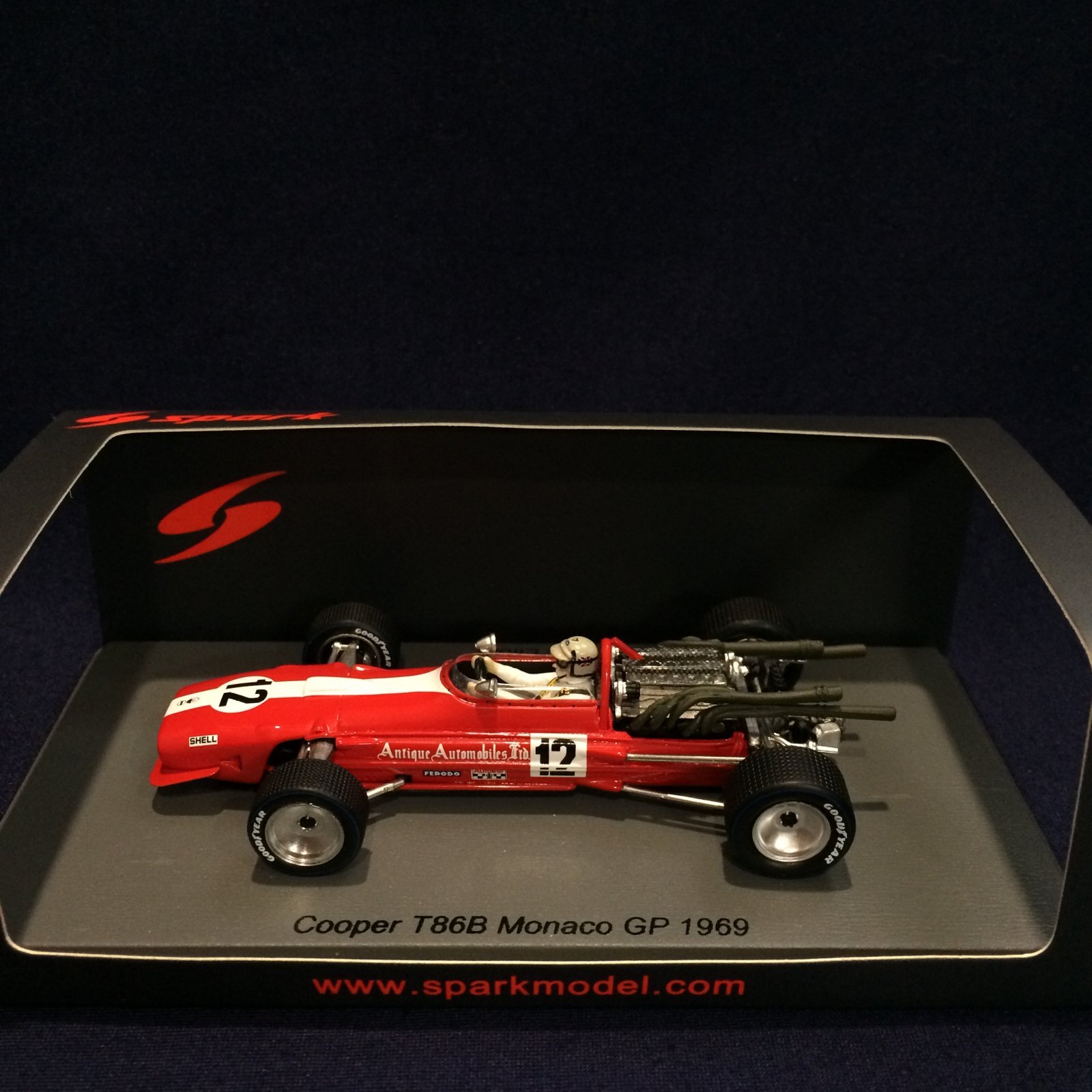 画像1: 新品正規入荷品●SPARK 1/43 COOPER T86B MONACO GP 1969 (V.ELFORD) #12