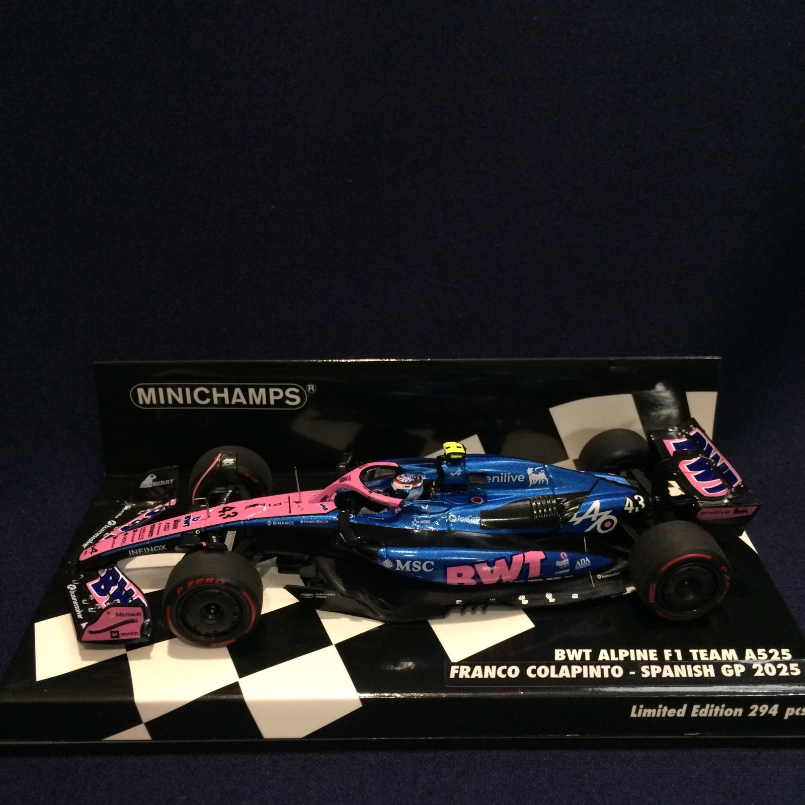 画像1: 新品正規入荷品●PMA 1/43 BWT ALPINE A525 SPANISH GP 2025 (F.コラピント）#43