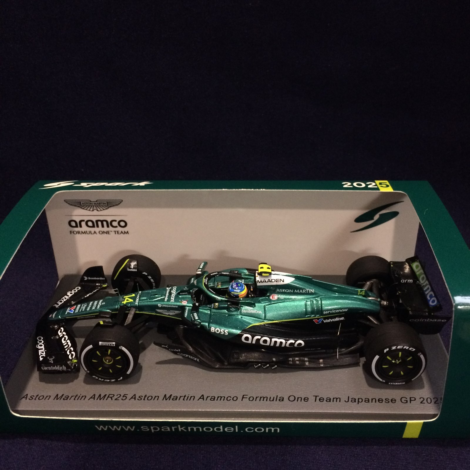 画像1: 新品正規入荷品●SPARK 1/43 ASTON MARTIN AMR25 JAPANESE GP 2025 (F.アロンソ）#14