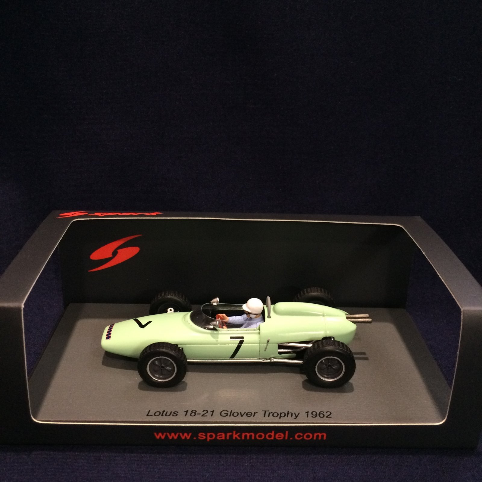 画像1: 新品正規入荷品●SPARK 1/43 LOTUS 18-21 GLOVER TROPHY 1962 (S.MOSS) #7