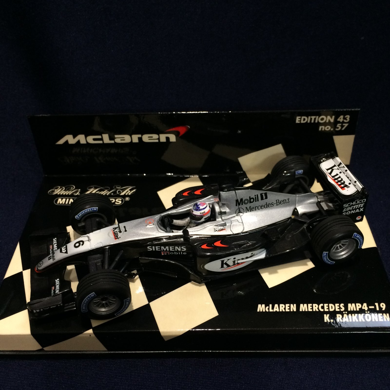 画像1: セカンドハンド品●PMA1/43 McLAREN MERCEDES MP4-19 (K.ライコネン）#6
