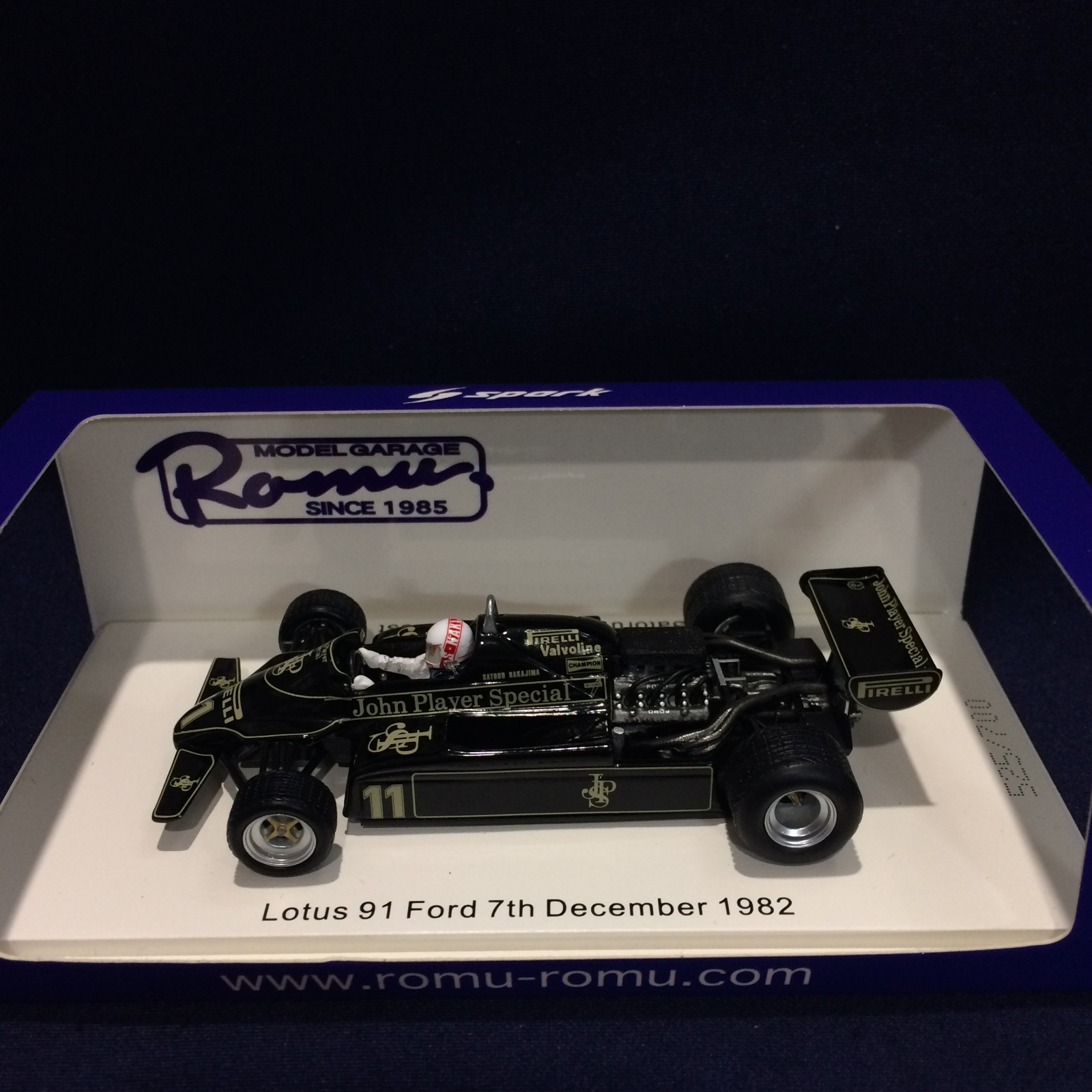 画像1: セカンドハンド品●SPARK 1/43 LOTUS FORD 91 1st F1 TEST (中嶋悟）1982 #11