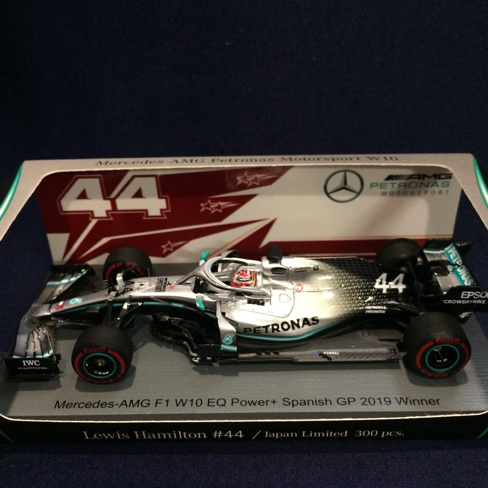 画像1: セカンドハンド品●日本グランプリ別注●SPARK 1/43 MERCEDES-AMG W10 WINNER SPANISH GP 2019 (L.ハミルトン）#44