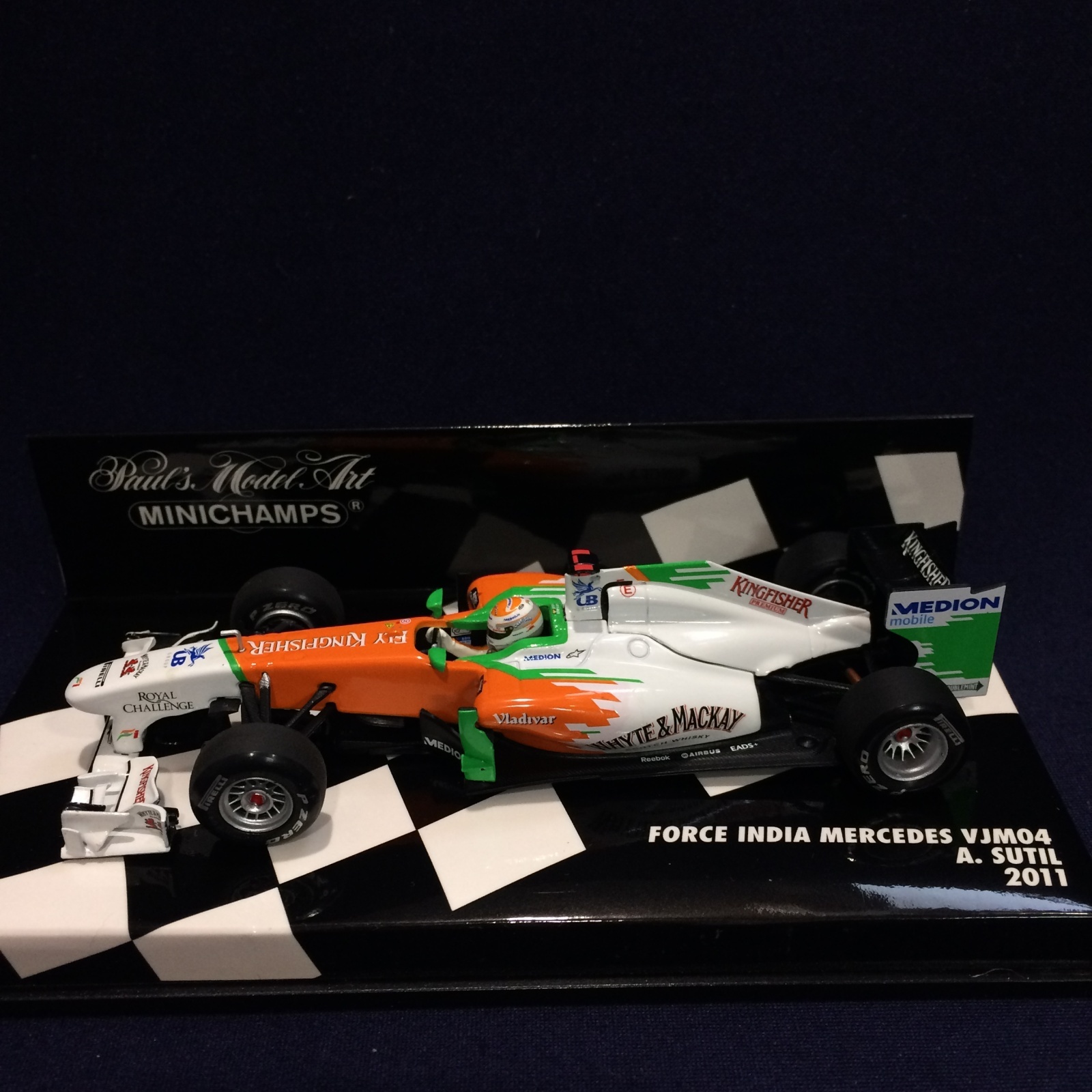 画像1: セカンドハンド品●PMA1/43 FORCE INDIA MERCEDES VJM04 (A.スーティル）2011 #15