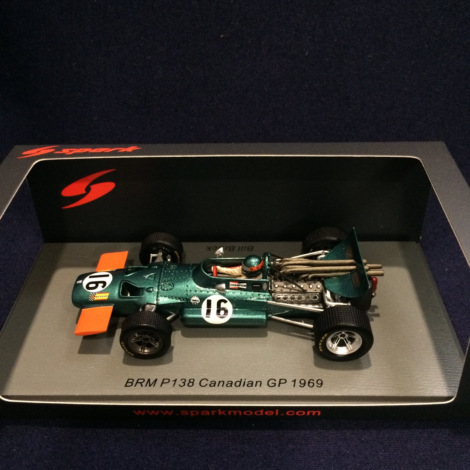 画像1: セカンドハンド品●SPARK 1/43 BRM P138 CANADIAN GP 1969 (B.BRACK) #16