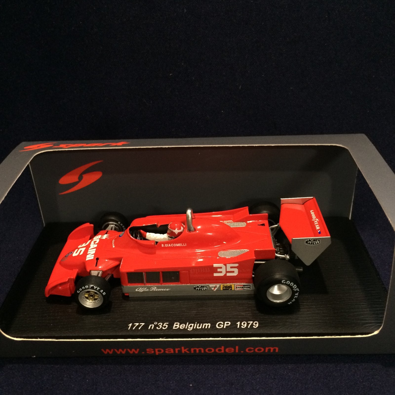 画像1: セカンドハンド品●SPARK 1/43 AUTODELTA ALFA ROMEO 177 BELGIUM GP 1979 (B.GIACOMELLI)）#35