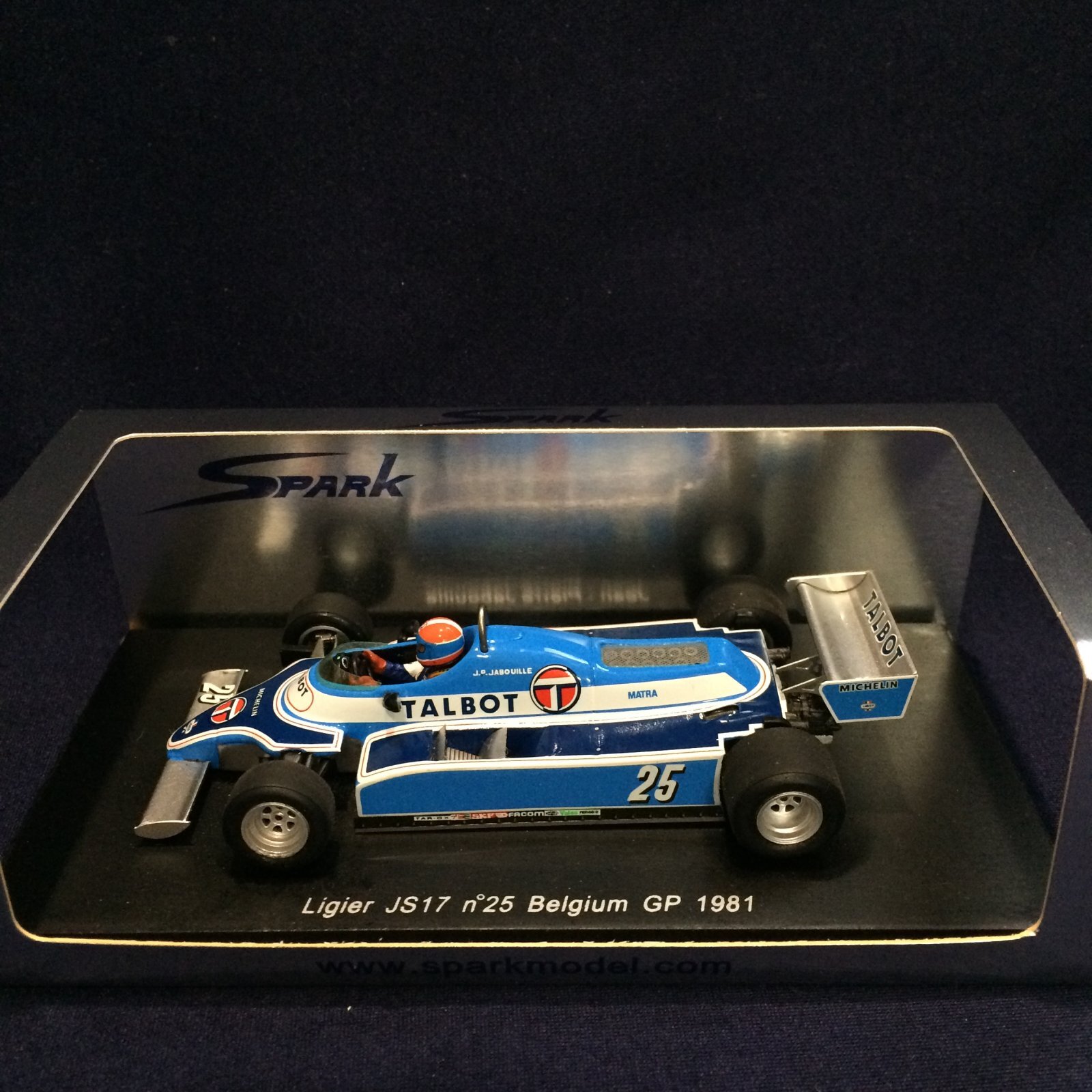 画像1: セカンドハンド品●SPARK 1/43 LIGIER JS17 BELGIUM GP 1981 (J.P.JABOUILLE) #25