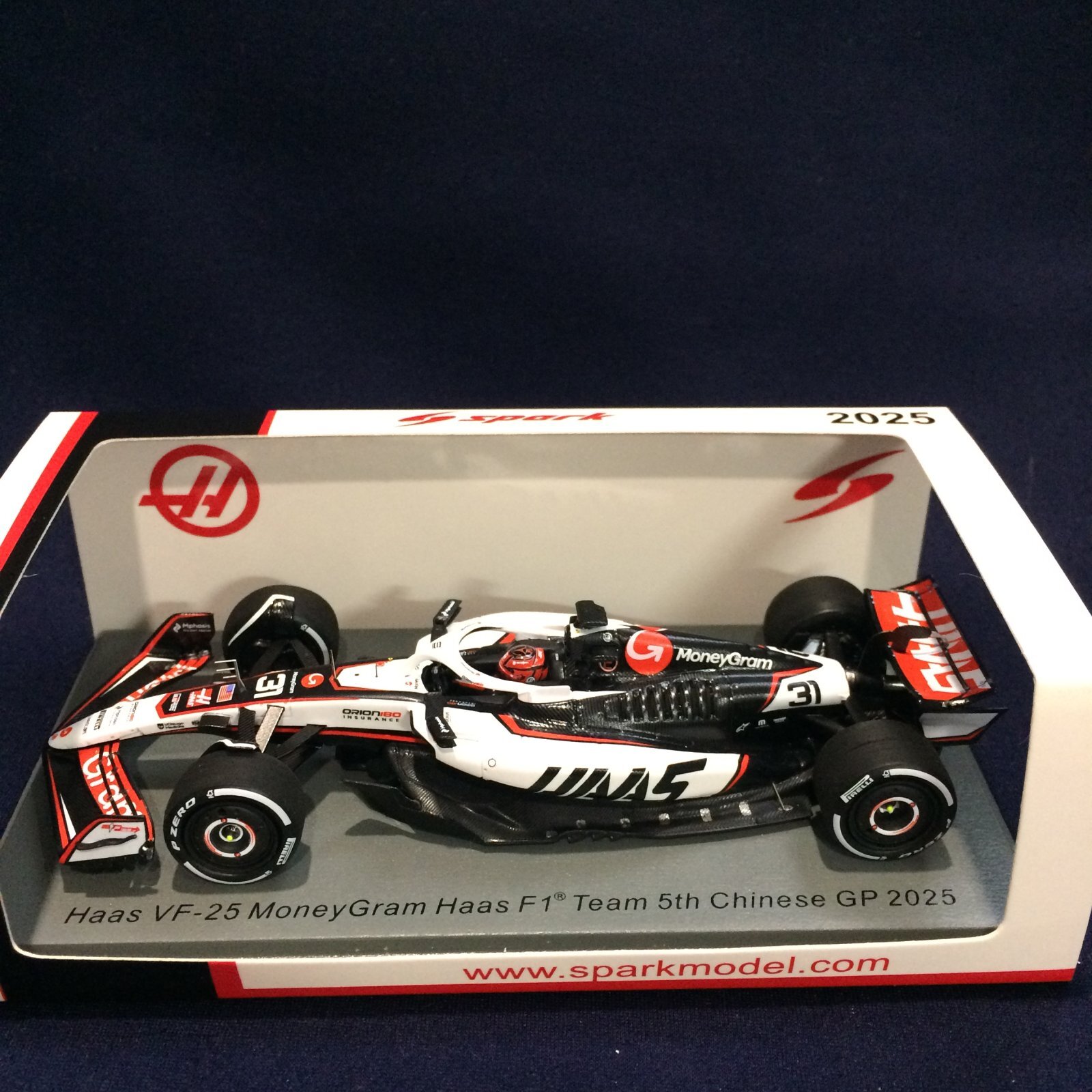 画像1: 新品正規入荷品●SPARK 1/43 MONEYGRAM HAAS VF-25 5th CHINESE GP 2025（E.オコン）#31