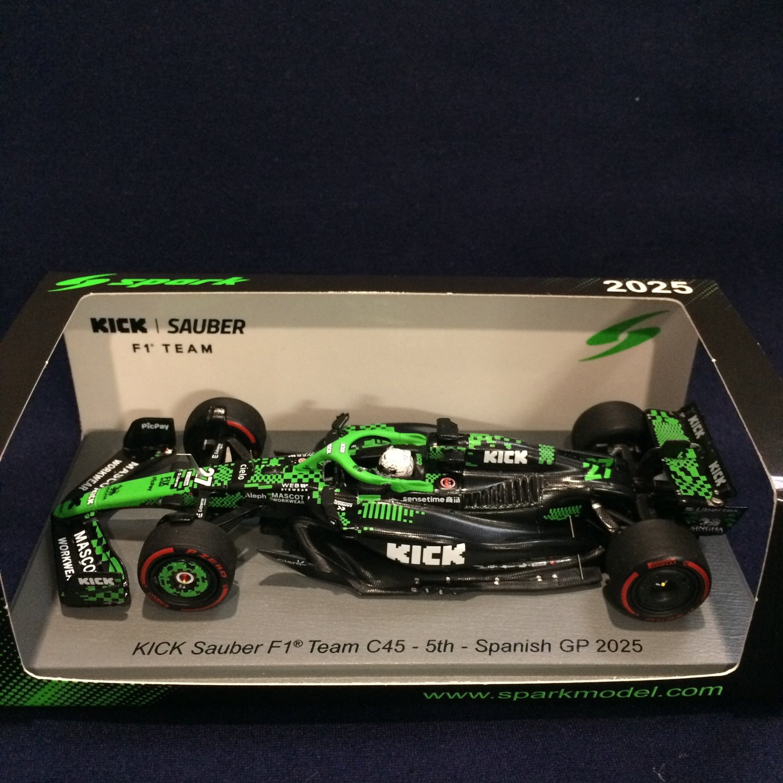 画像1: 新品正規入荷品●SPARK 1/43 STAKE F1 TEAM KICK SAUBER C45 SPANISH GP 2025 (N.ヒュルケンベルグ）#27