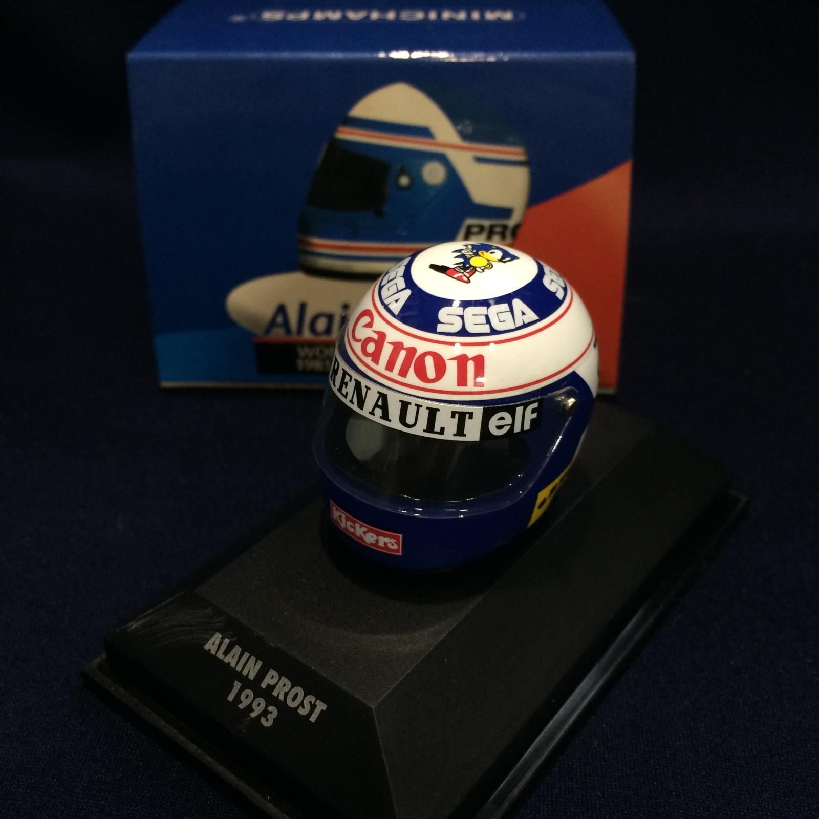 画像1: セカンドハンド品●PMA1/8 WILLIAMS 1993 （A.プロスト）ミニチュアヘルメット