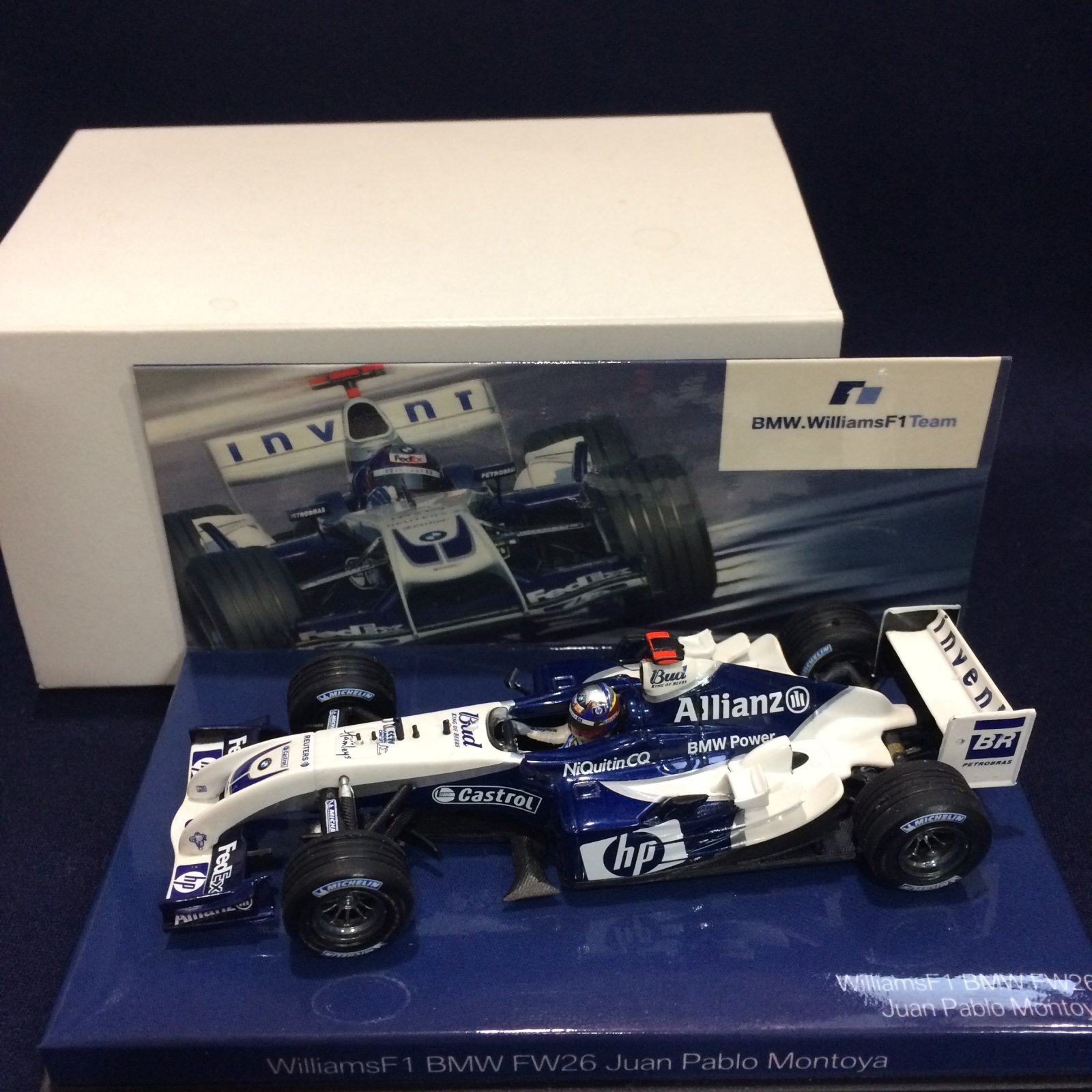 画像1: セカンドハンド品●WILLIAMSチーム別注品●PMA 1/43 WILLIAMS BMW FW26 (J.P.モントーヤ）#3
