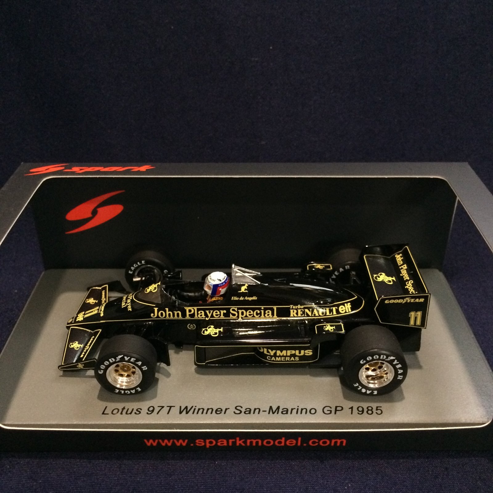 画像1: セカンドハンド品●SPARK 1/43 LOTUS 97T WINNER SAN MARINO GP 1985 (E.de.アンジェリス）#11