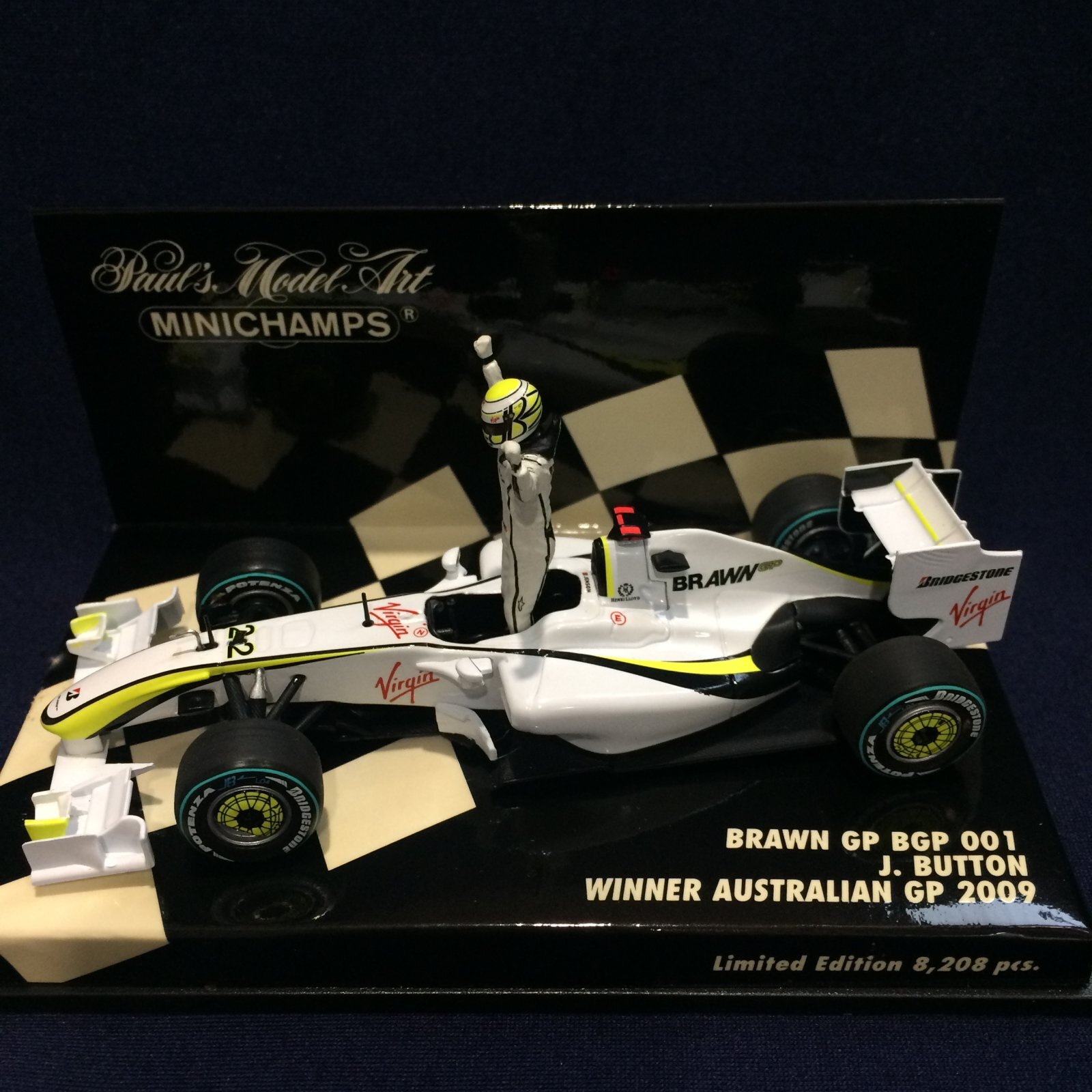 画像1: セカンドハンド品●PMA 1/43 BRAWN GP BGP 001 WINNER AUSTRALIAN GP 2009 (J.バトン）#22
