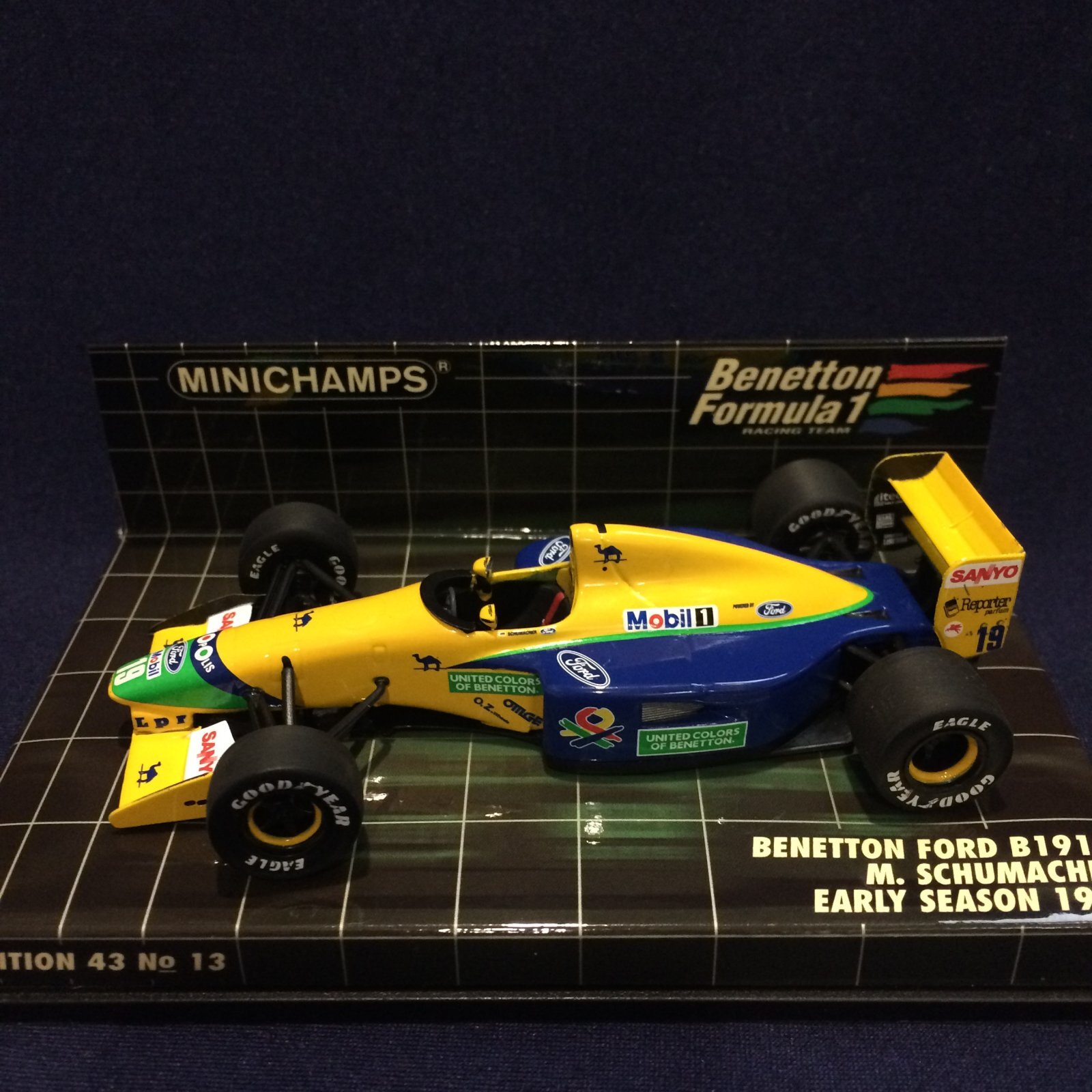 画像1: セカンドハンド品●PMA1/43 BENETTON FORD B191B EARLY SEASON 1992 (M.シューマッハ）