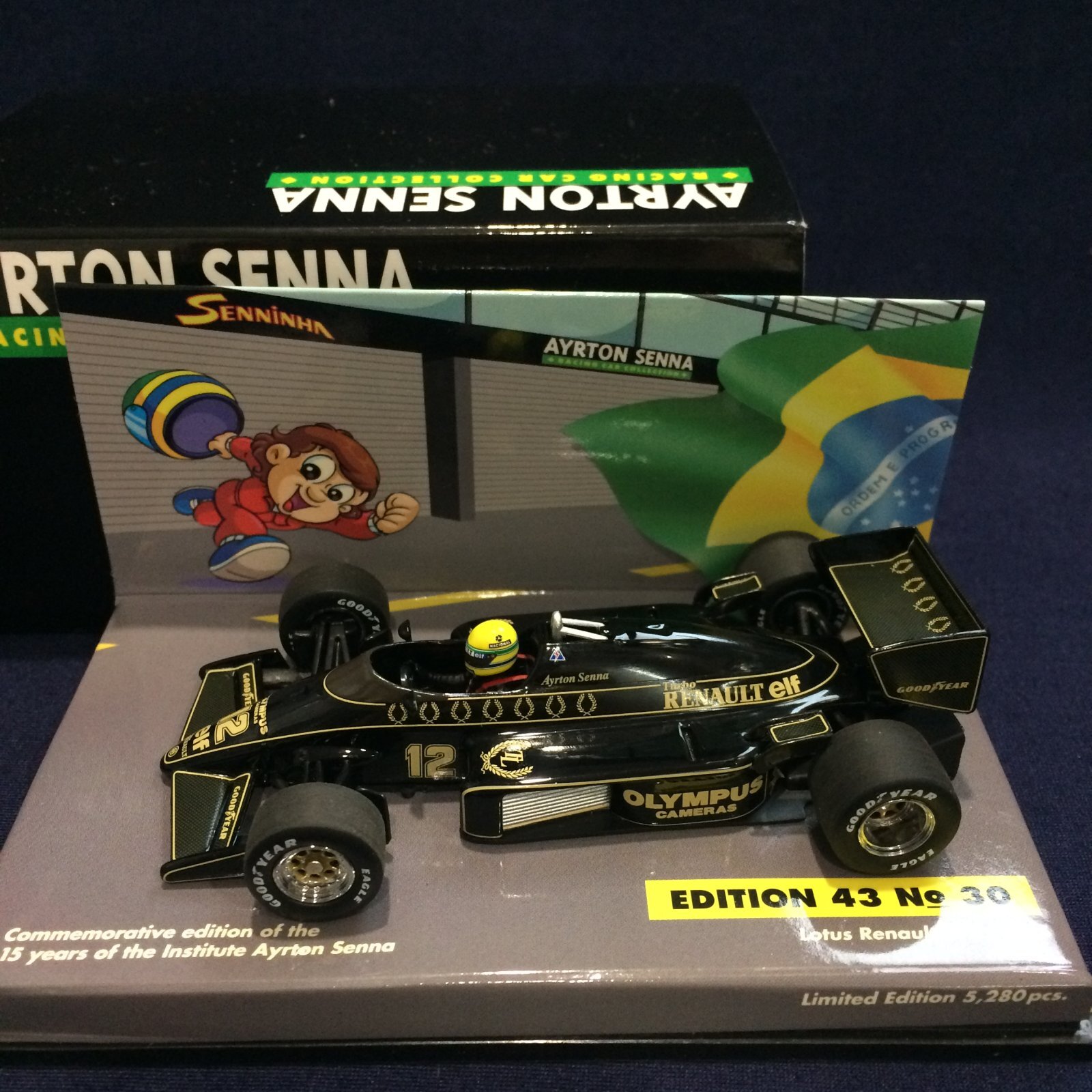 画像1: セカンドハンド品●PMA1/43 セナコレNo30 LOTUS RENAULT 97T (A.セナ）1985 #12