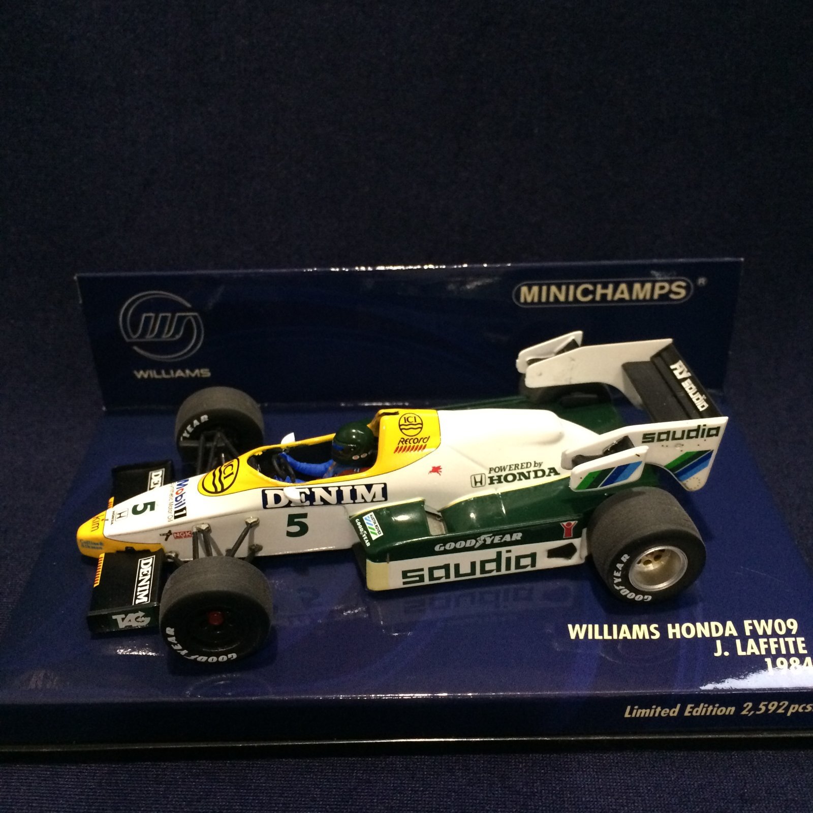 画像1: セカンドハンド品●PMA1/43 WILLIAMS HONDA FW09（J.ラフィー）1984 #5