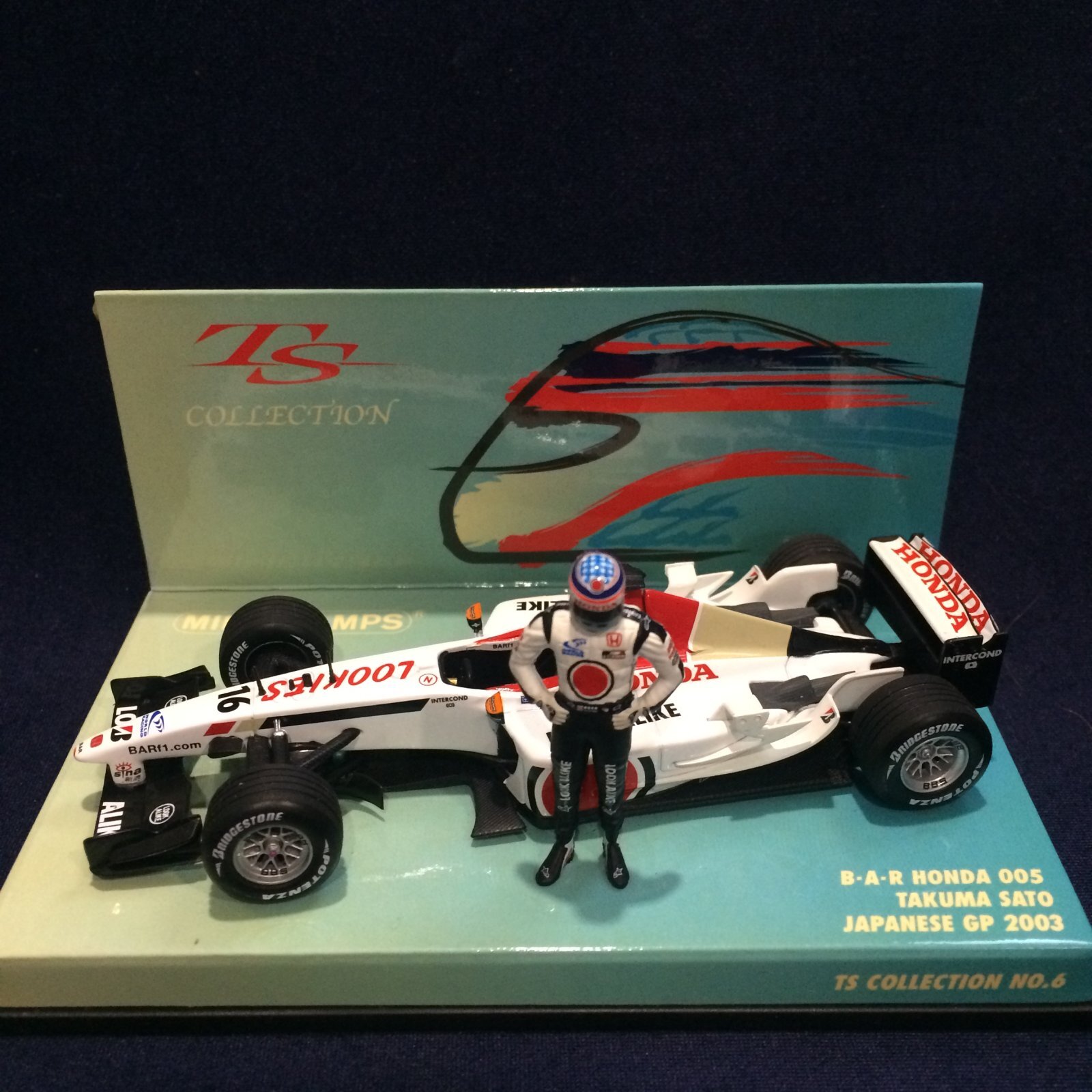 画像1: セカンドハンド品●TSコレクション●PMA1/43 BAR HONDA 005 JAPANESE GP 2003 (佐藤琢磨）#16