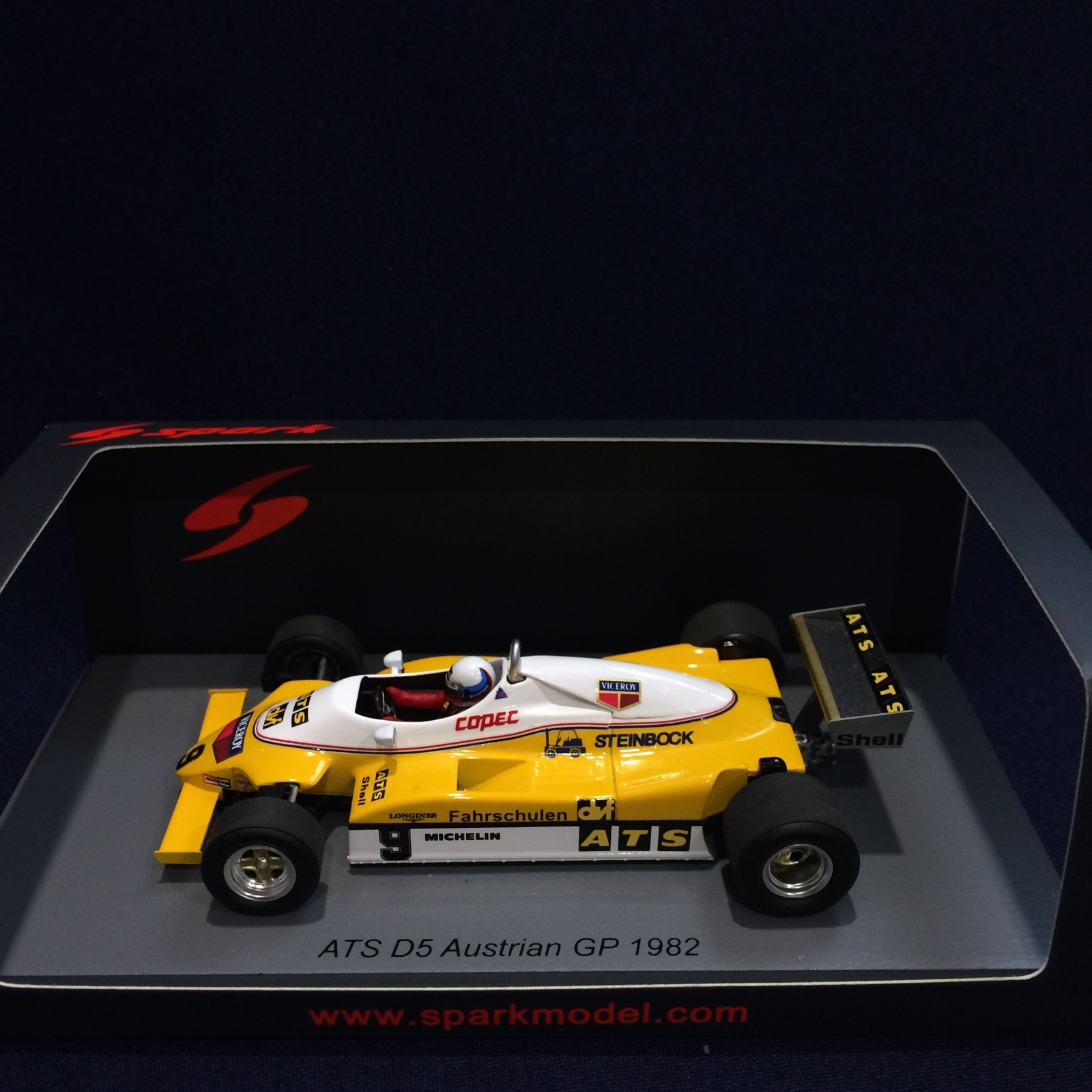 画像1: 新品正規入荷品●SPARK 1/43 ATS D5 AUSTRIAN GP 1982 (M.WINKELHOCK) #9
